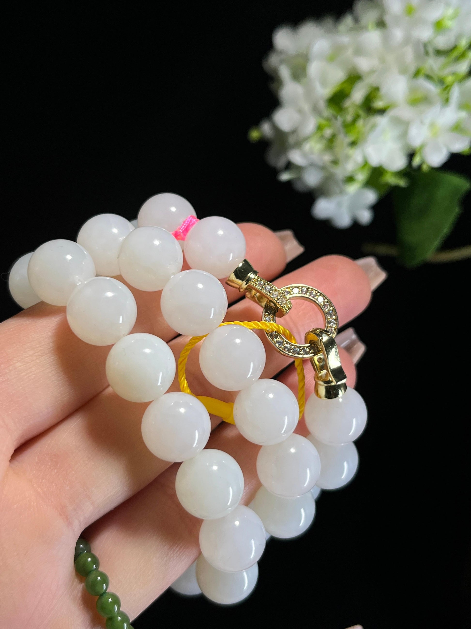 和田玉白玉项链（卡11.5）（yc261715）