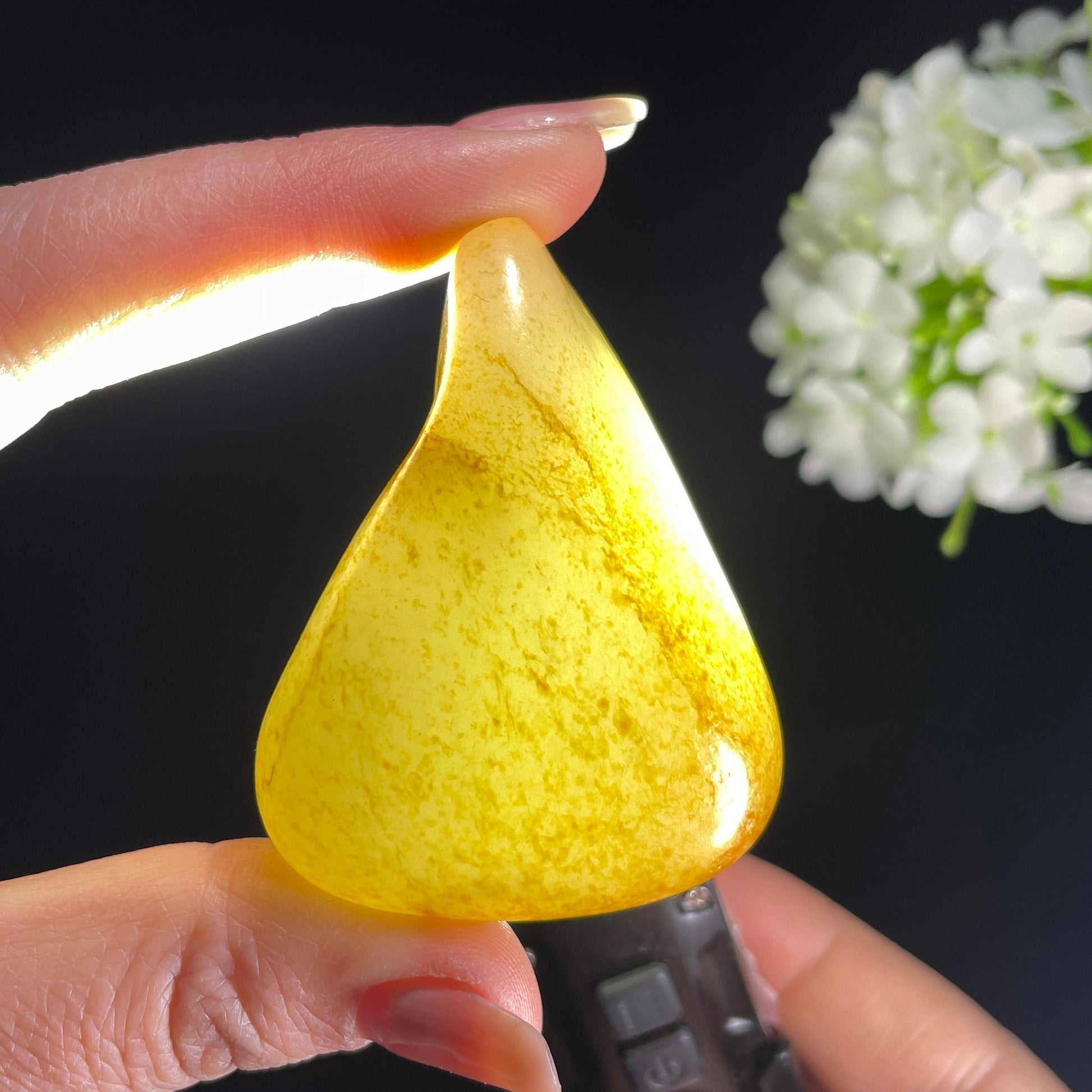 2026.4.9广告流，和田玉白玉“秋砂覆雪”洒金皮籽料（yc386167）