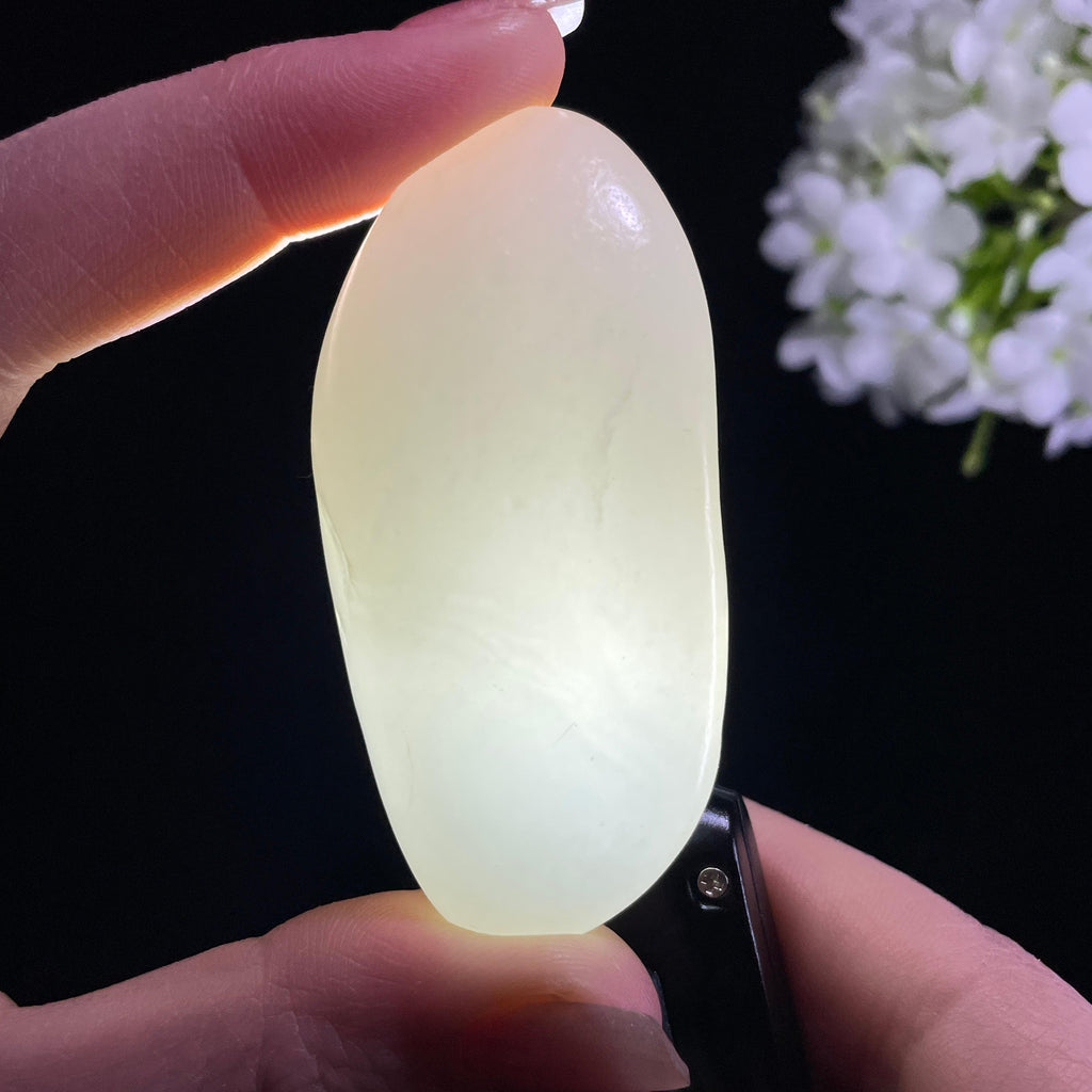 和田玉白玉“雪映流光”光白籽（yc368507）