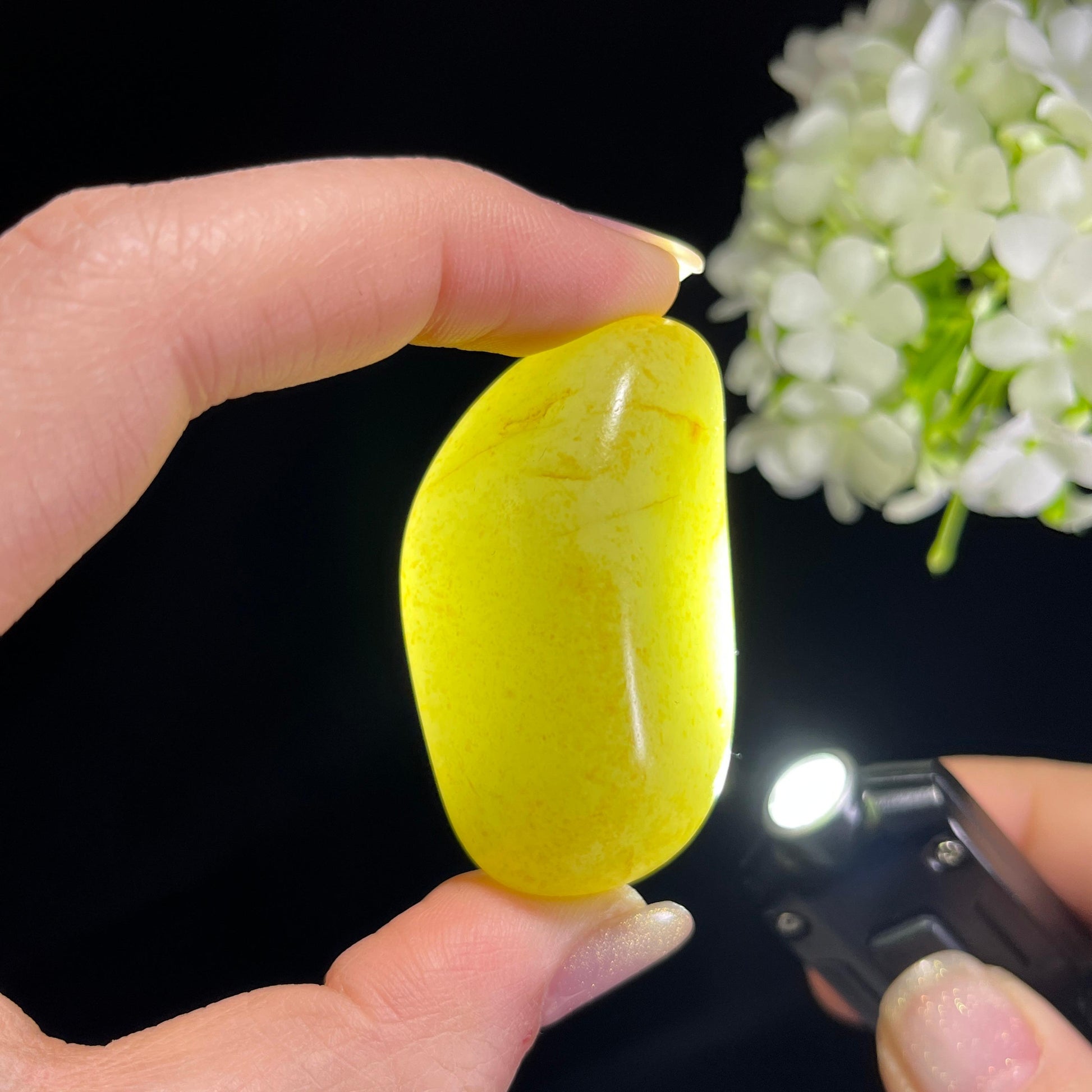 和田玉青白玉“金尘落砚”洒金皮籽料（yc354481）