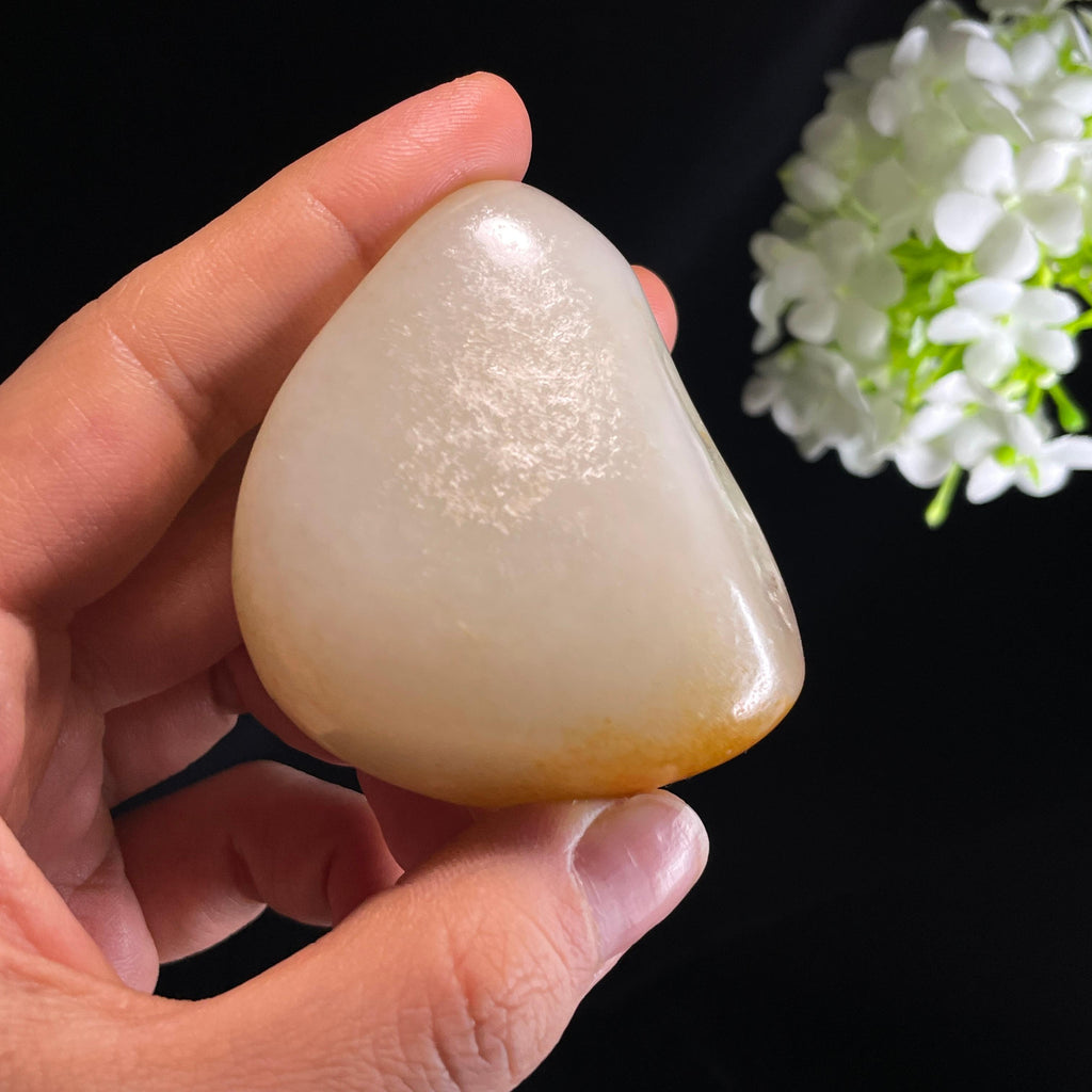 和田玉白玉“红锦缠云”聚红皮洒金皮籽料（yc356014）