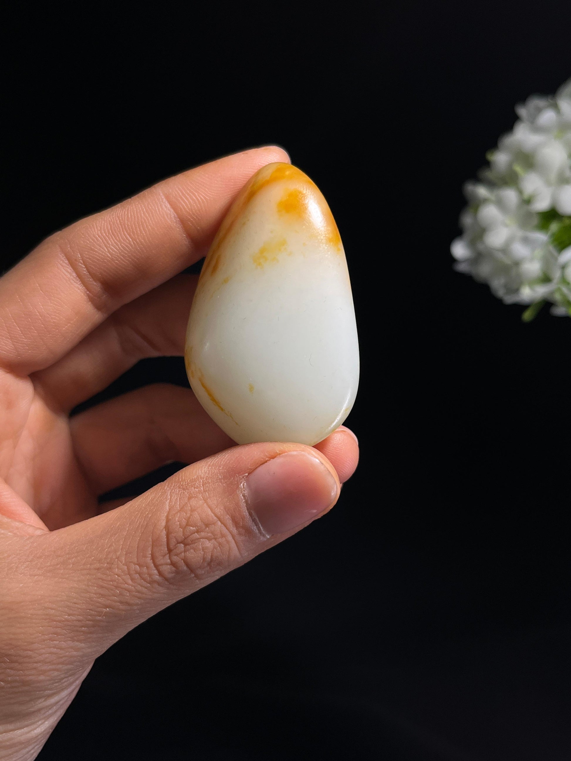 新疆天然和田玉籽料原石挂件（yc263726）