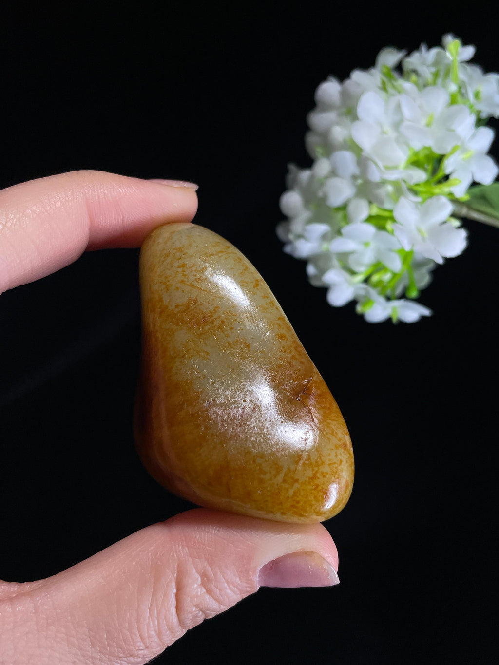 新疆天然和田玉白玉洒金皮籽料原石（yc272614）
