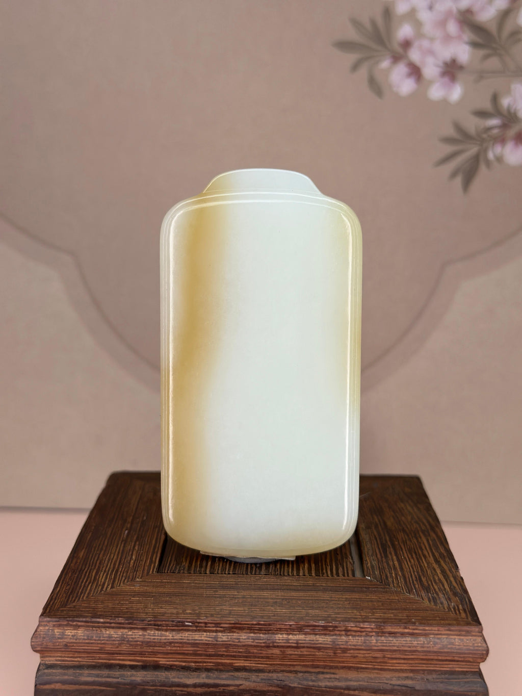 精品和田玉糖白平安无事牌（yc749723）