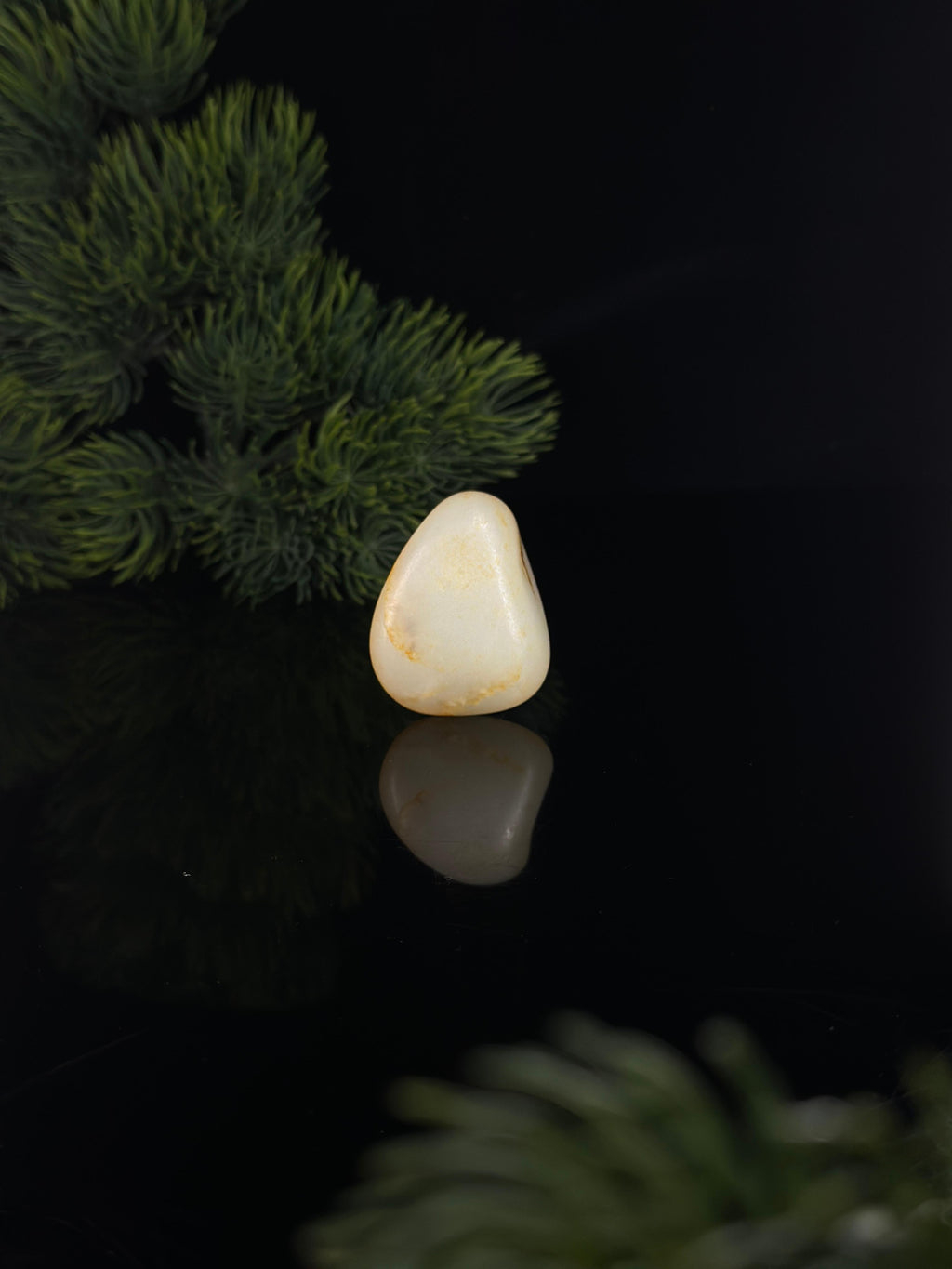 新疆和田玉白玉洒金皮精品挂件籽（yc472227）