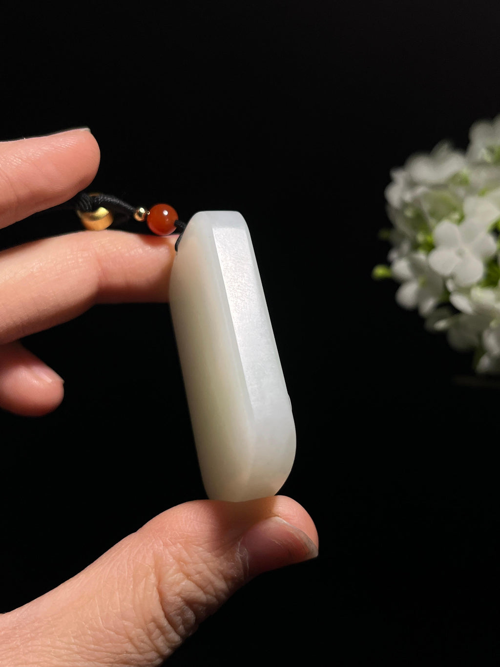 和田玉观音牌吊坠（yc258301）