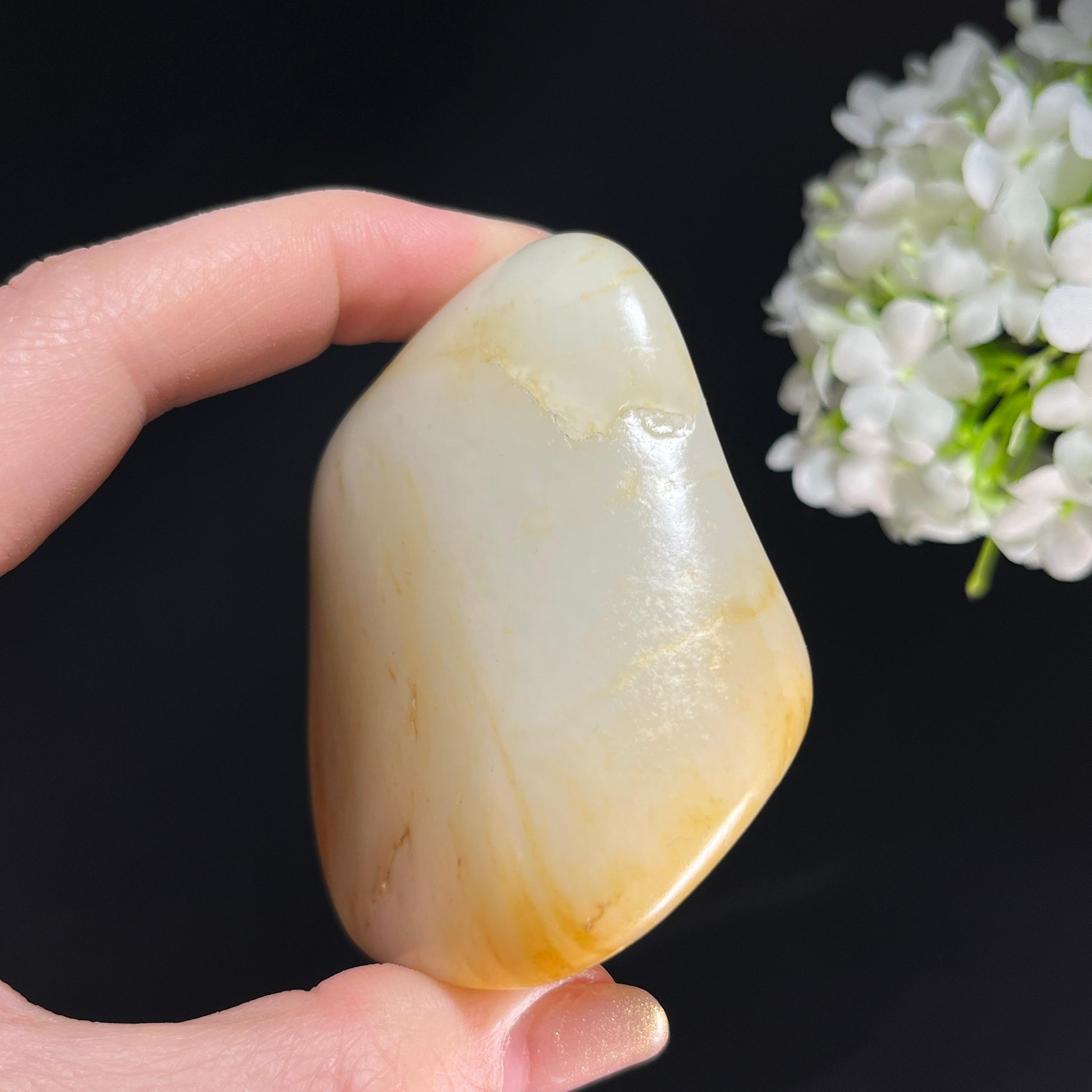 和田玉白玉“金纹暮云”褐皮洒金皮籽料（yc350457）