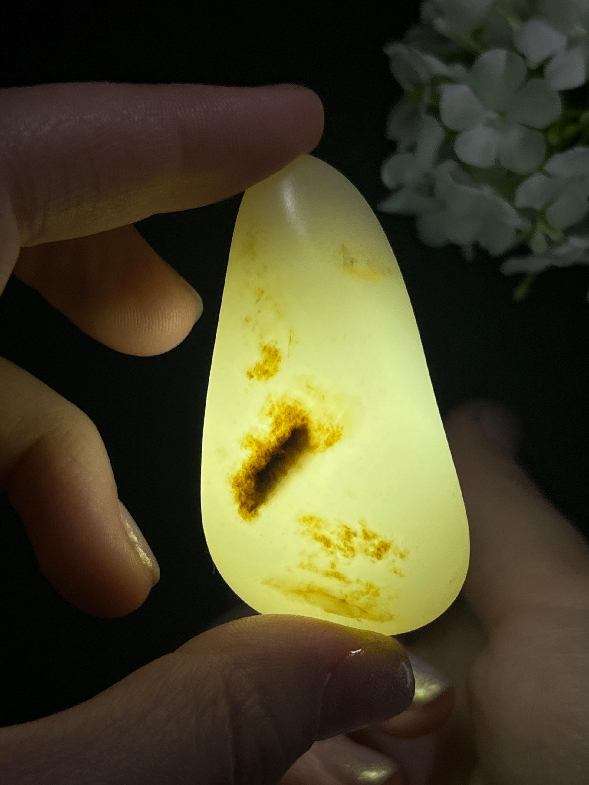 和田玉收藏级羊脂白玉籽料原石（yc262751）