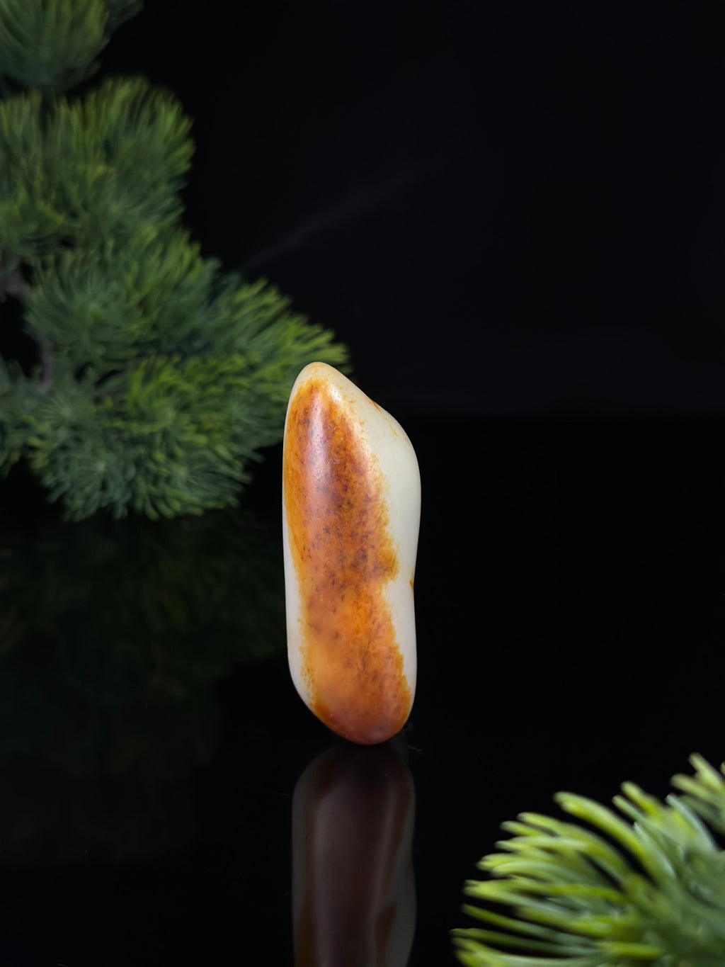 新疆和田玉红皮白肉双面皮精品挂件手把两用籽（yc478822）