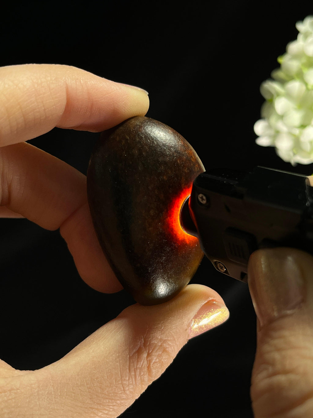 和田玉红沁籽料原石（yc265911）