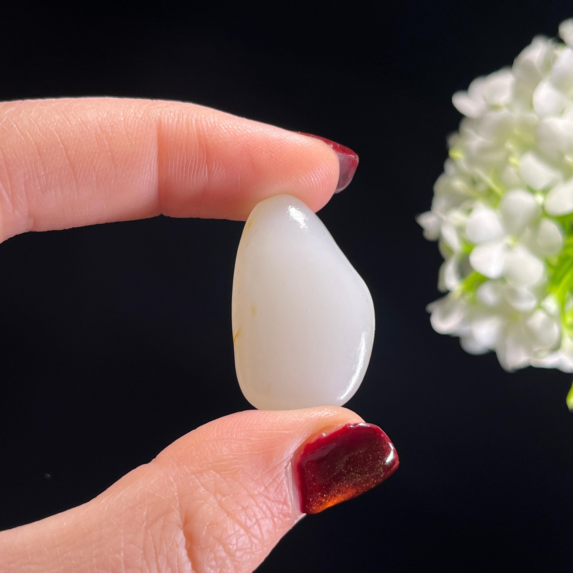 和田玉白玉“云脂清辉”洒金皮籽料（yc336377）