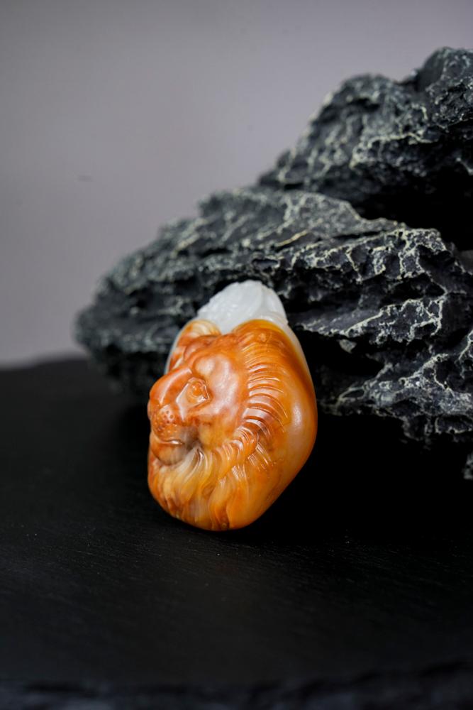 红皮籽料貔貅挂件（yc194645）