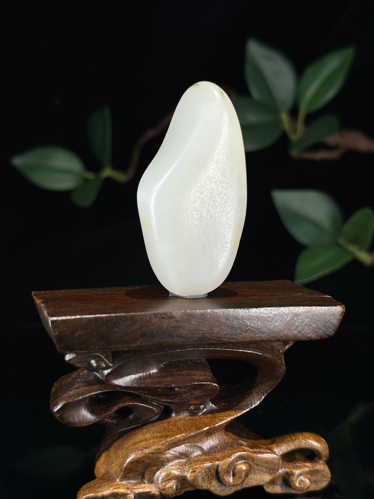 新疆和田玉精品白玉洒金皮籽料挂件（yc749309）