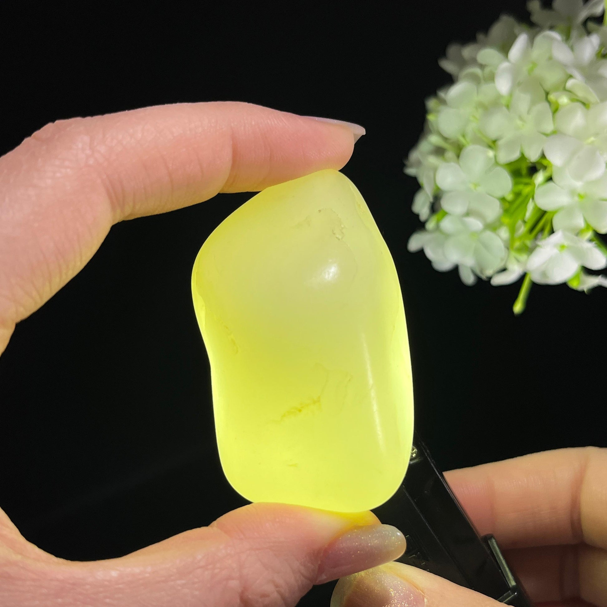 和田玉白玉“霜川摇影”光白籽籽料（yc353902）