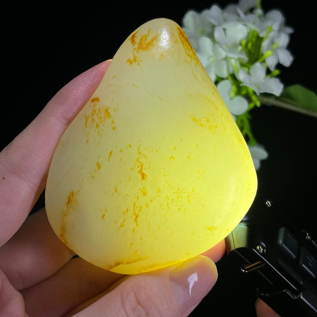 和田玉白玉洒金皮籽料原石（yc308806）