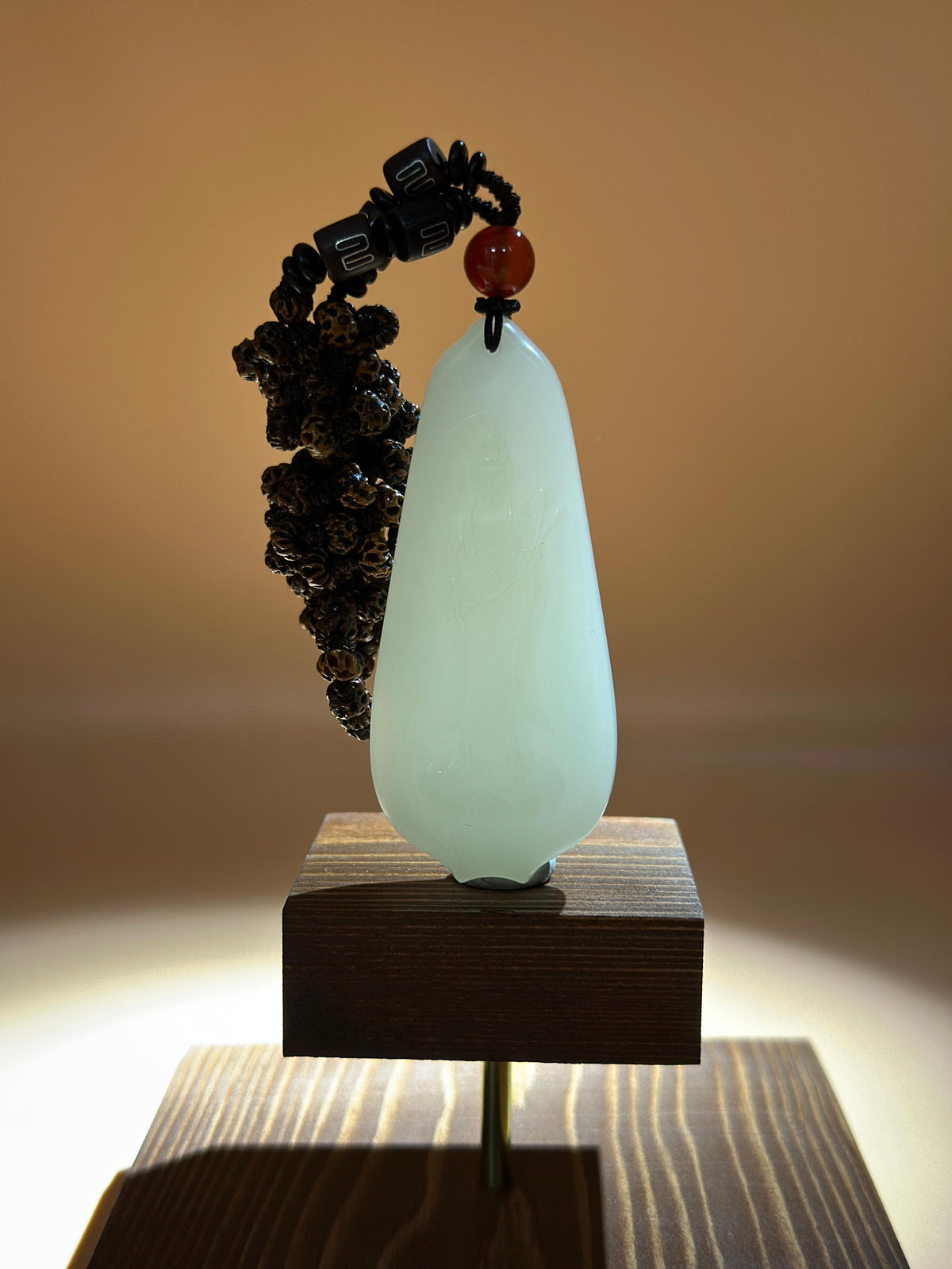 和田玉.白玉观音吊坠（yc772196）