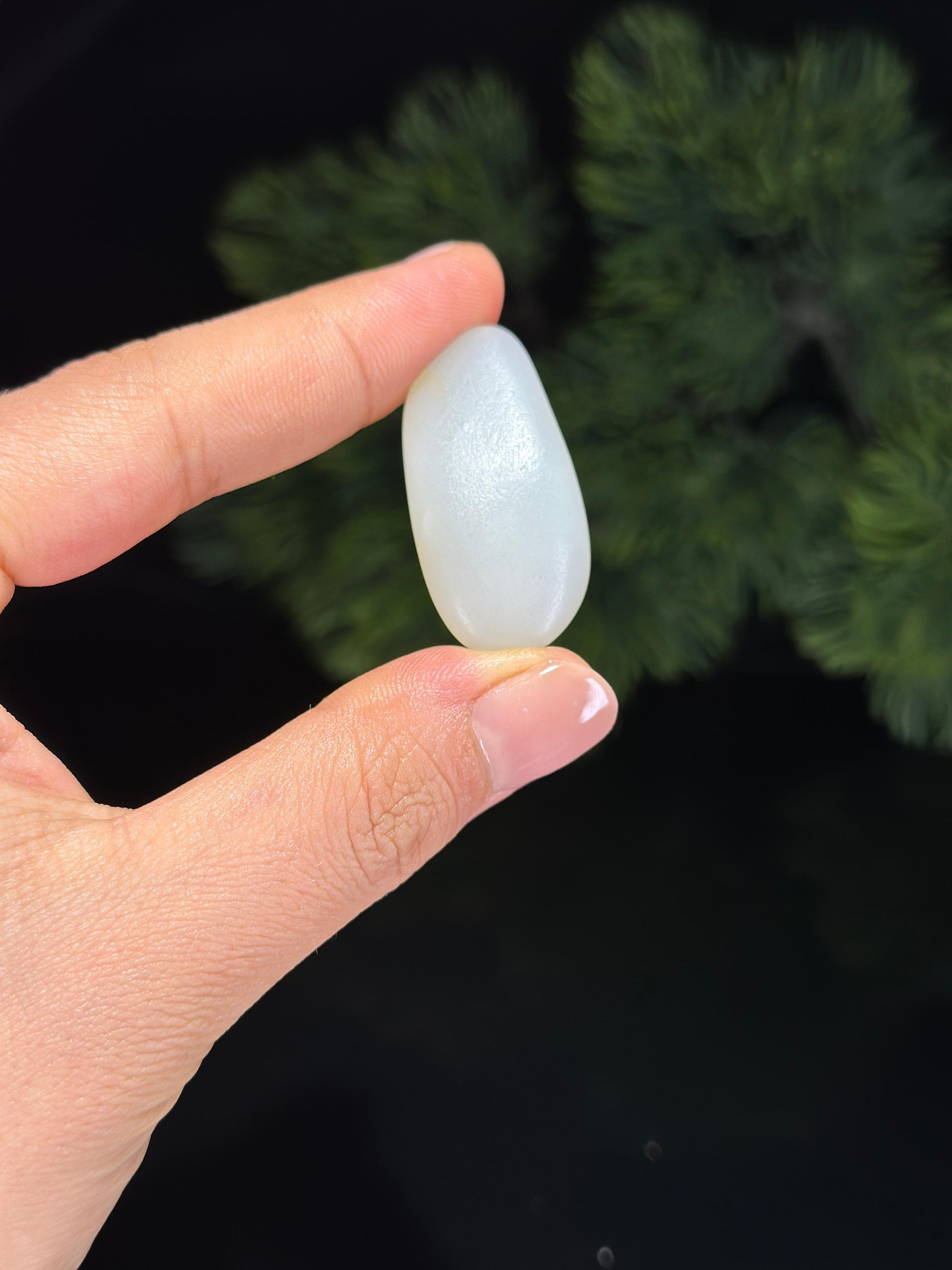 新疆和田玉白玉淡洒金皮精品小籽（yc505032）
