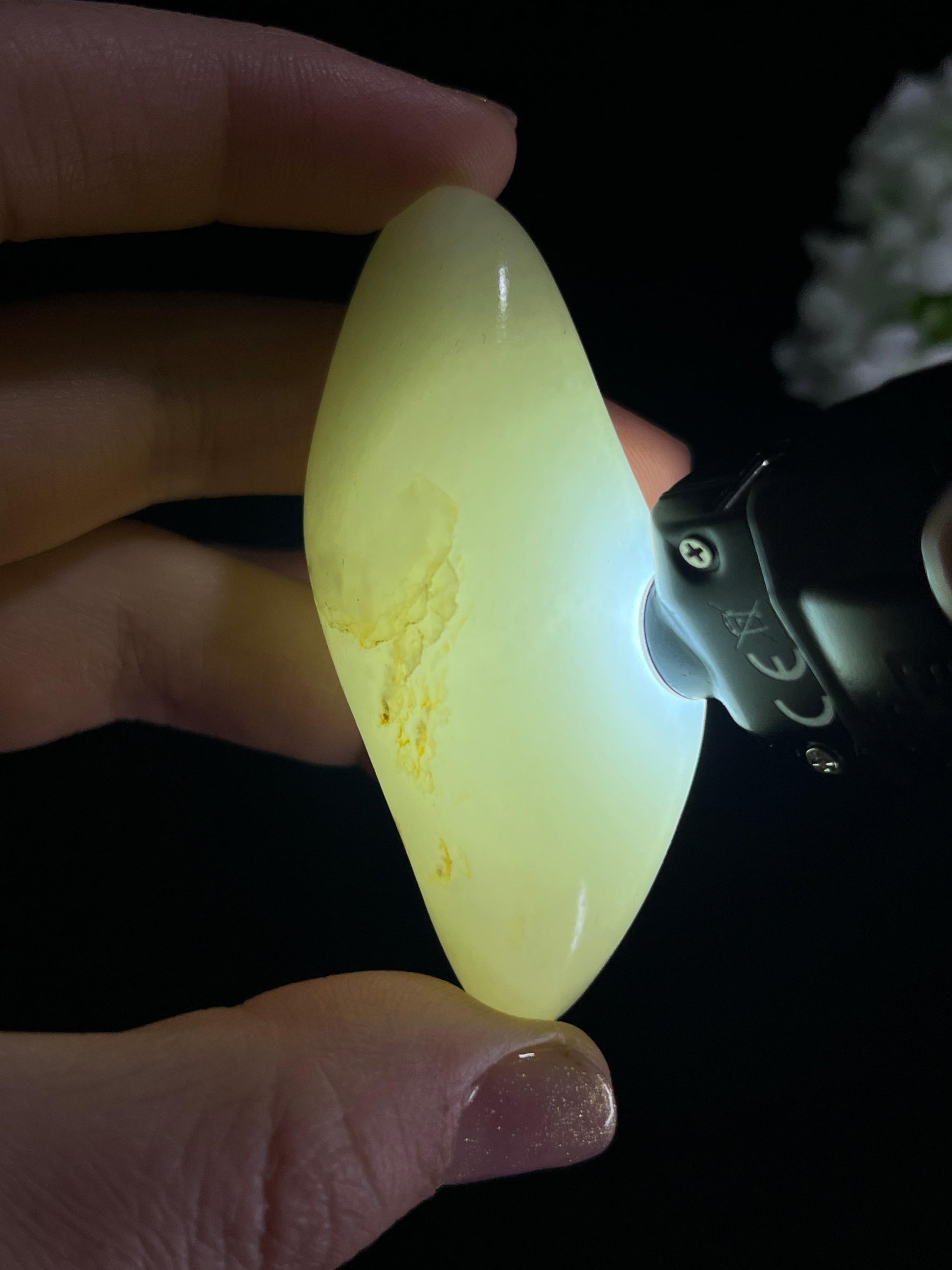 和田玉光白籽料原石（yc265675）