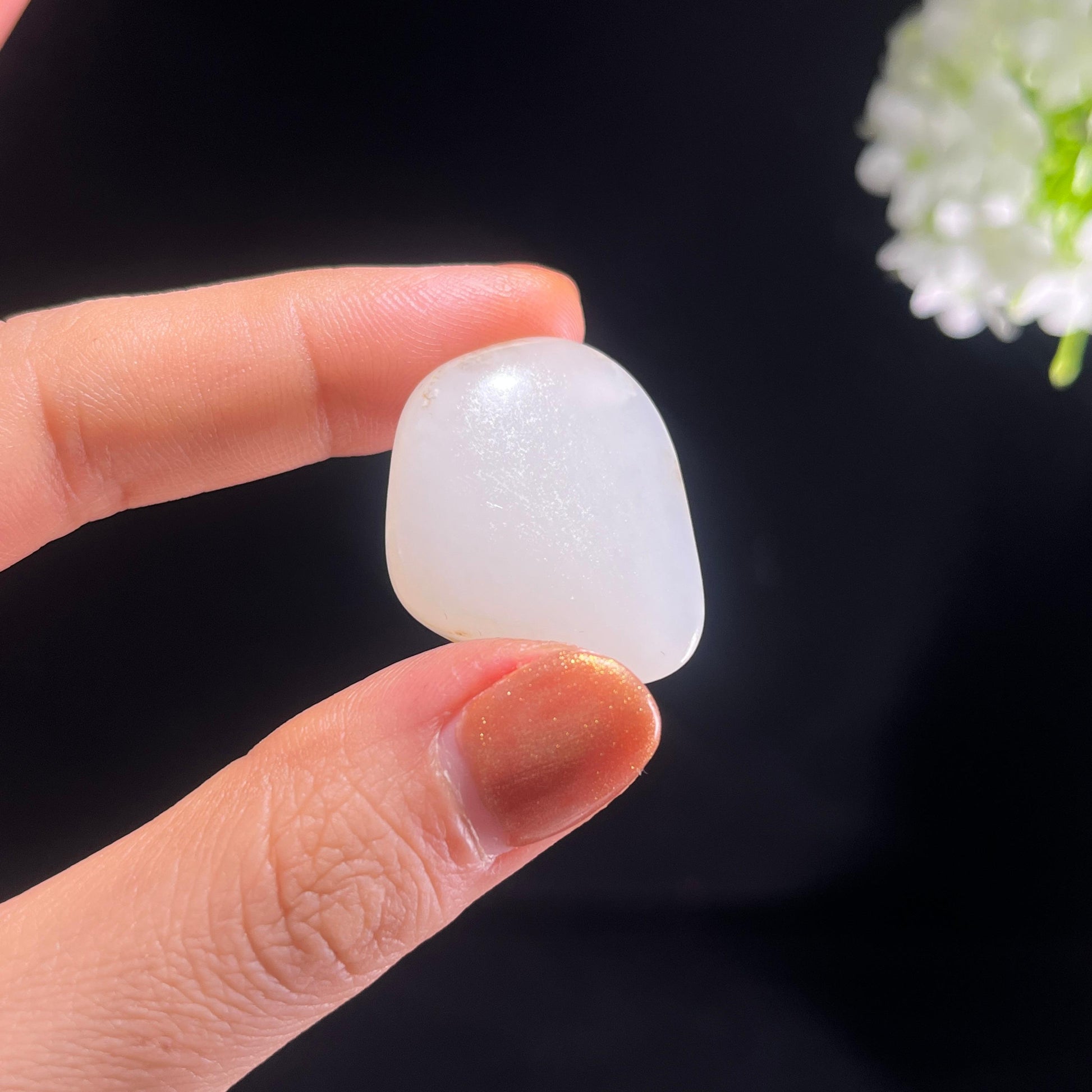 和田玉白玉“霜汀雪岸”淡洒金皮籽料（yc388299）
