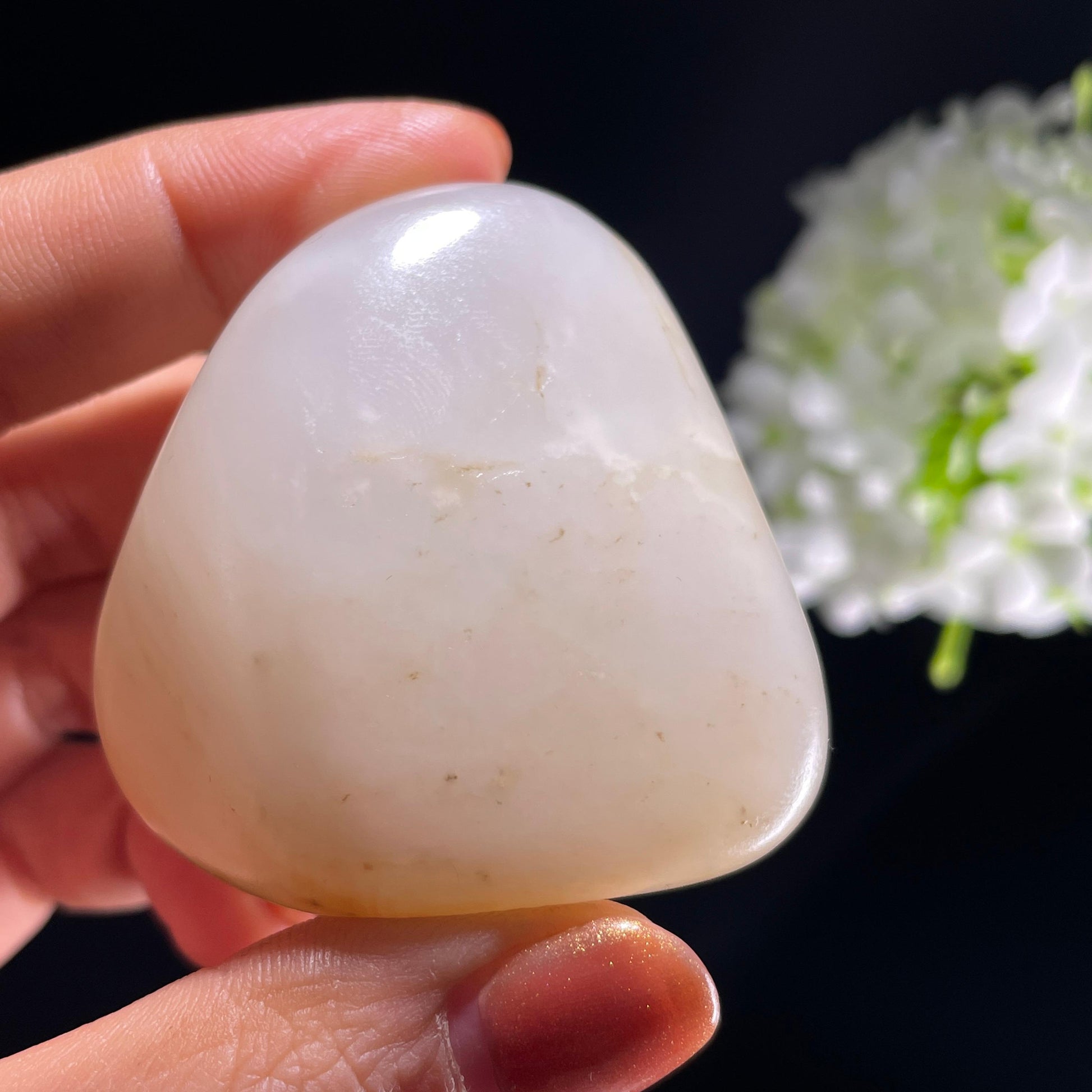 和田玉白玉“云阶月地”洒金皮籽料（yc392628）