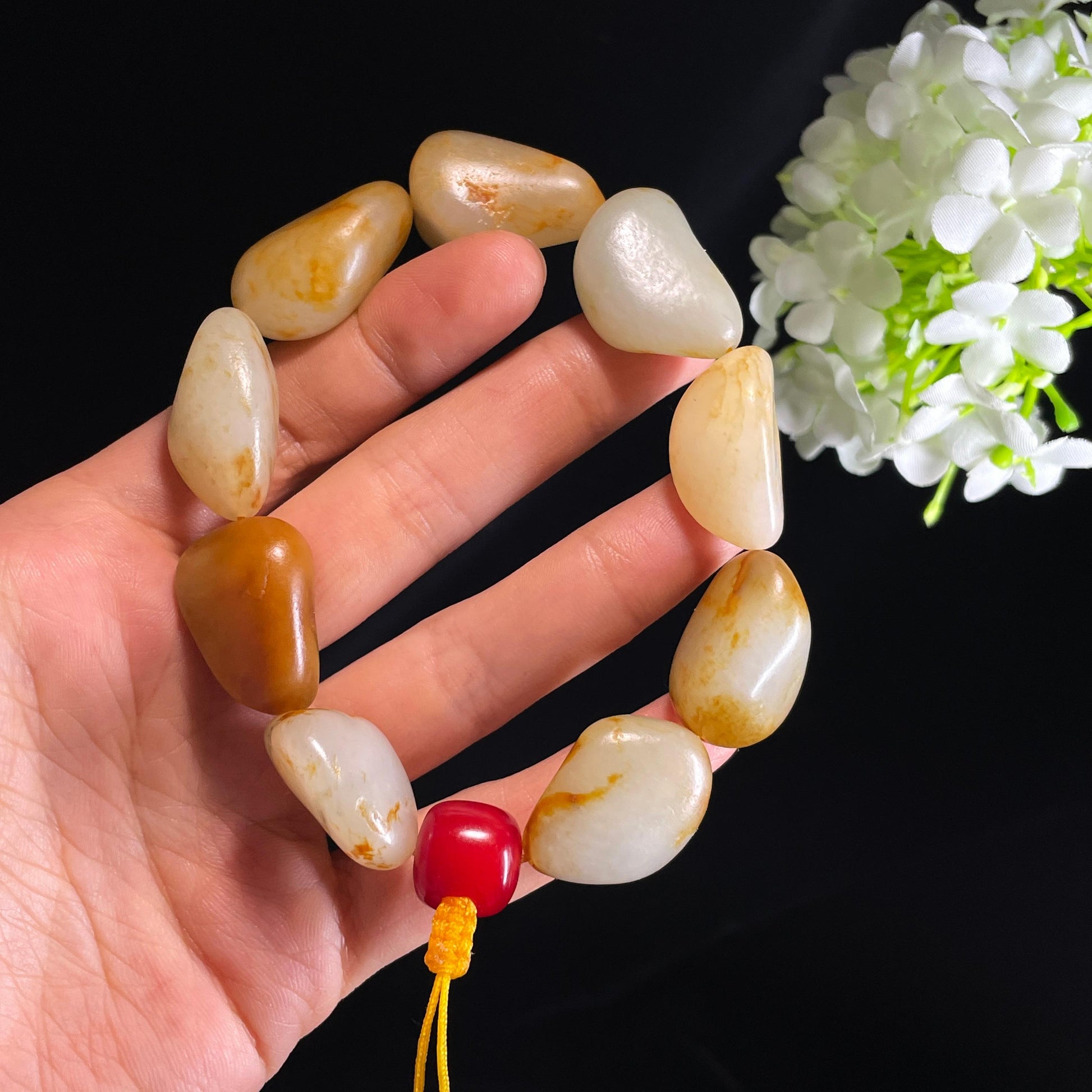 和田玉白玉青白玉洒金皮红皮籽料（yc356667）