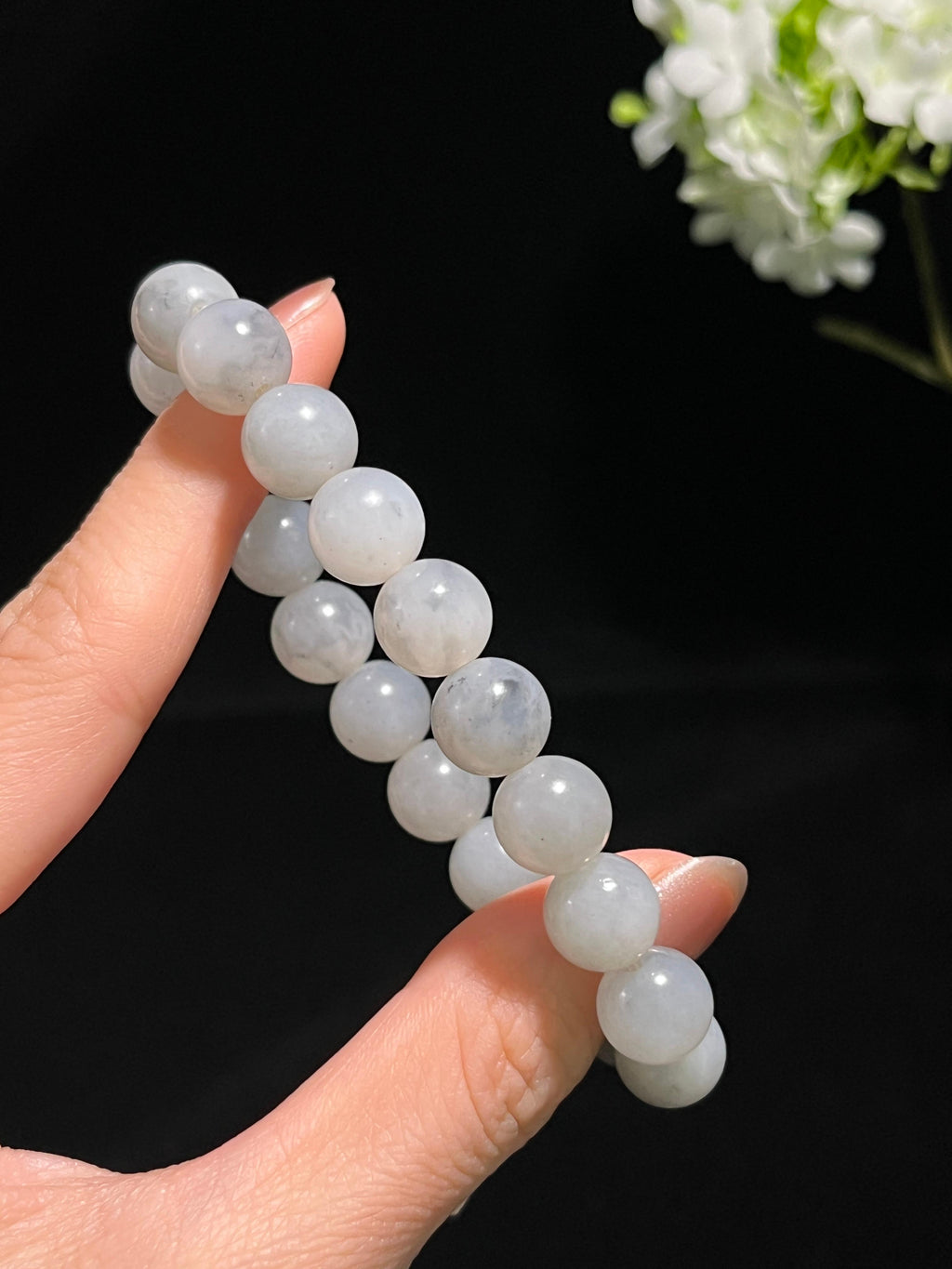 和田玉青花手串（卡10）（yc246350）