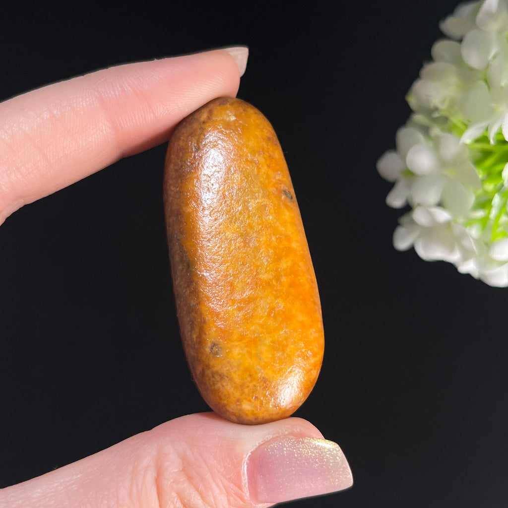 新疆天然和田玉“秋光金粟”黄沁籽料（yc361305）