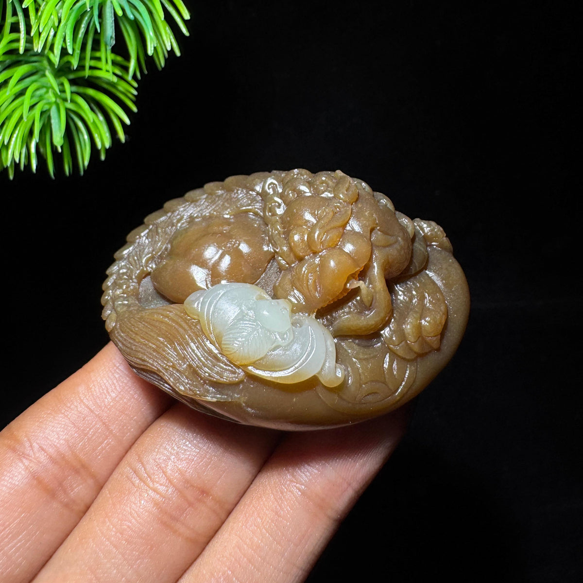 和田玉山料糖白龙（yc712735）