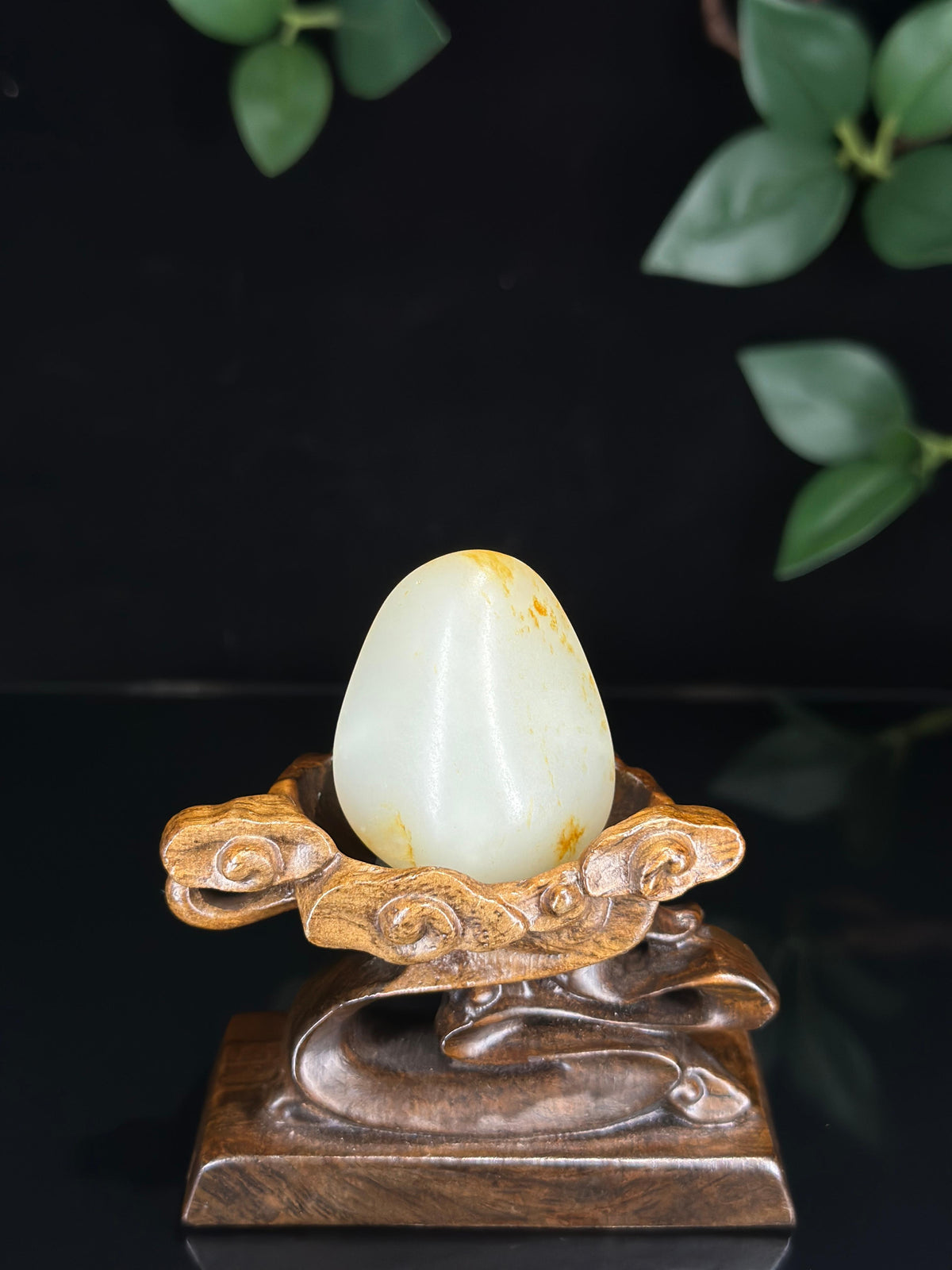 新疆和田玉精品白玉洒金皮籽料挂件（yc749287）