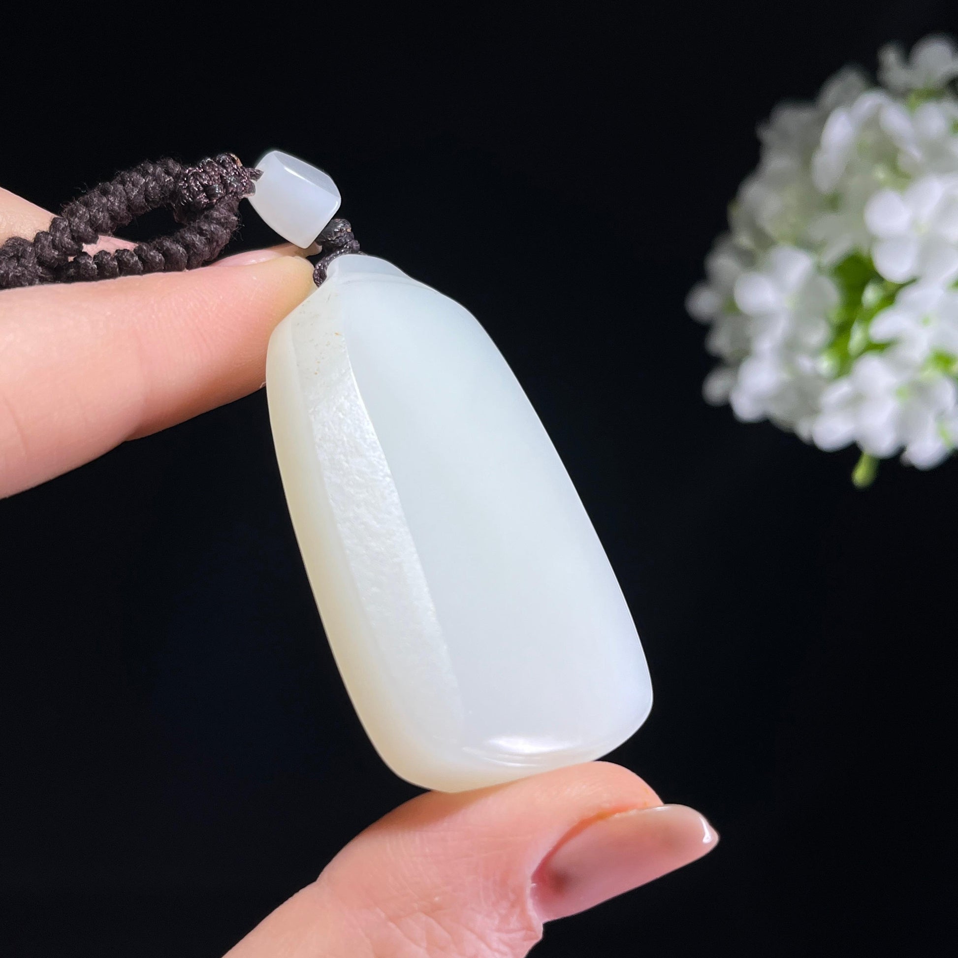 和田玉白玉籽料无事牌（yc372647）