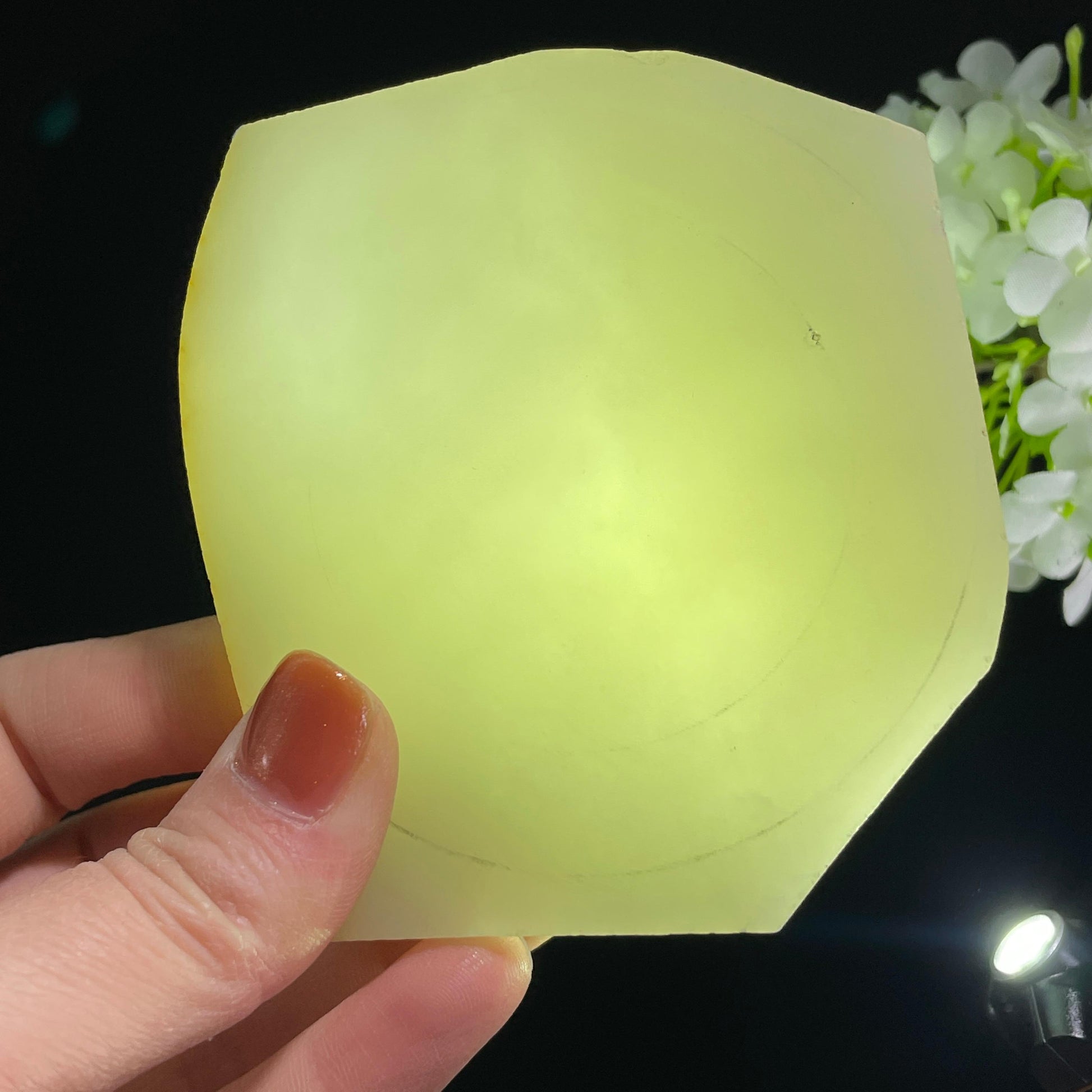 和田玉白玉洒金皮籽料作料（yc317356）