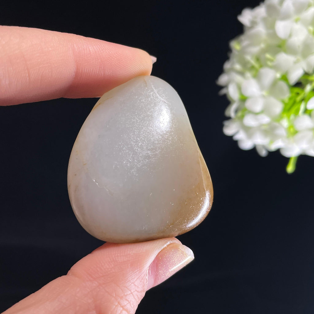 和田玉青白玉“素渚秋烟”秋梨皮籽料（yc408761）