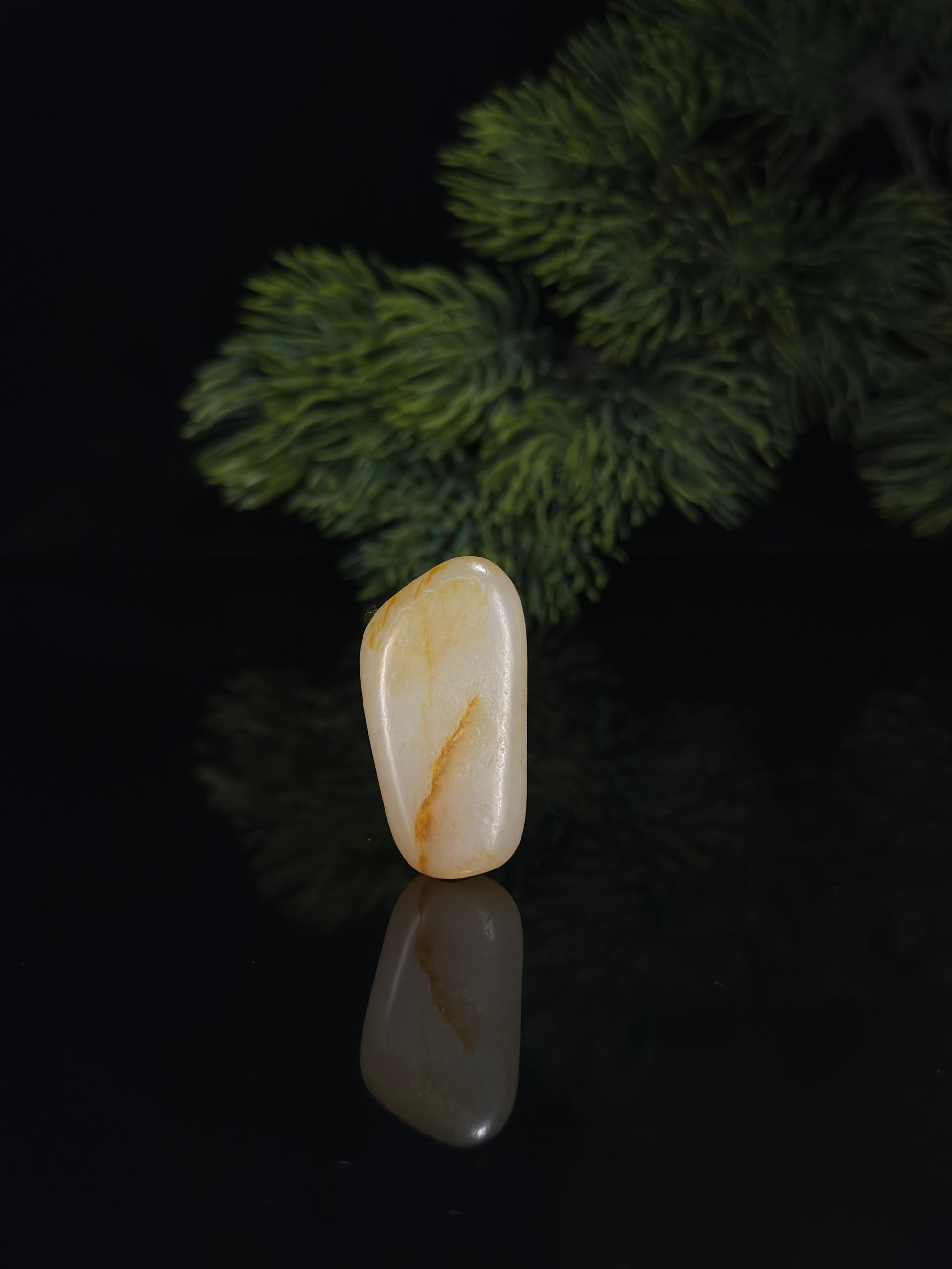 新疆和田玉白玉洒金皮小籽（yc536872）
