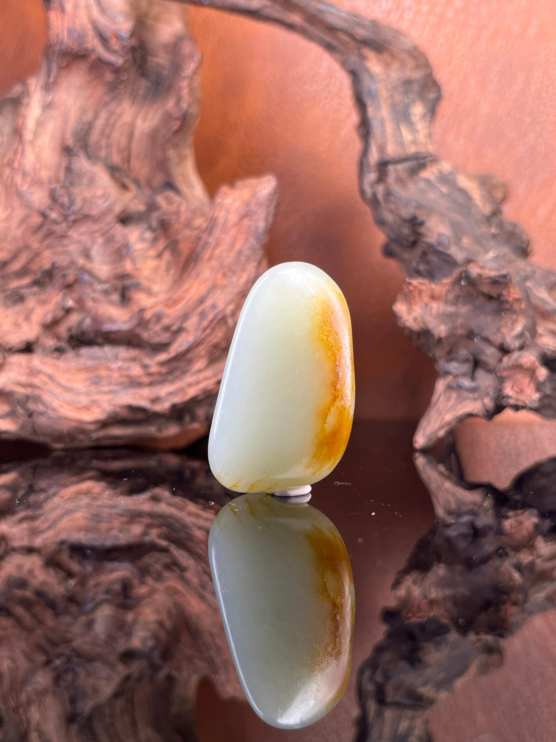 天然和田玉白玉聚黄皮籽料原石挂件（yc227478）