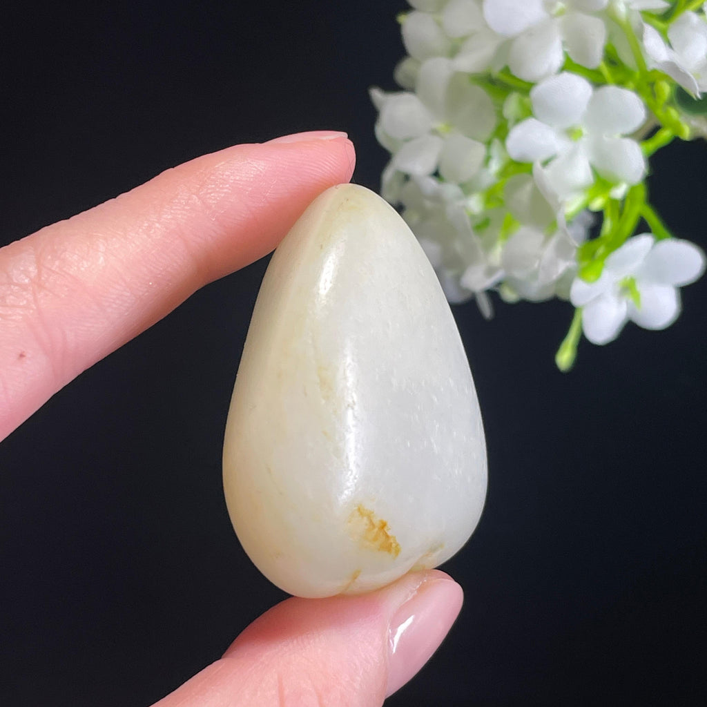 新疆天然和田玉“清润含光”洒金皮籽料（yc322331）