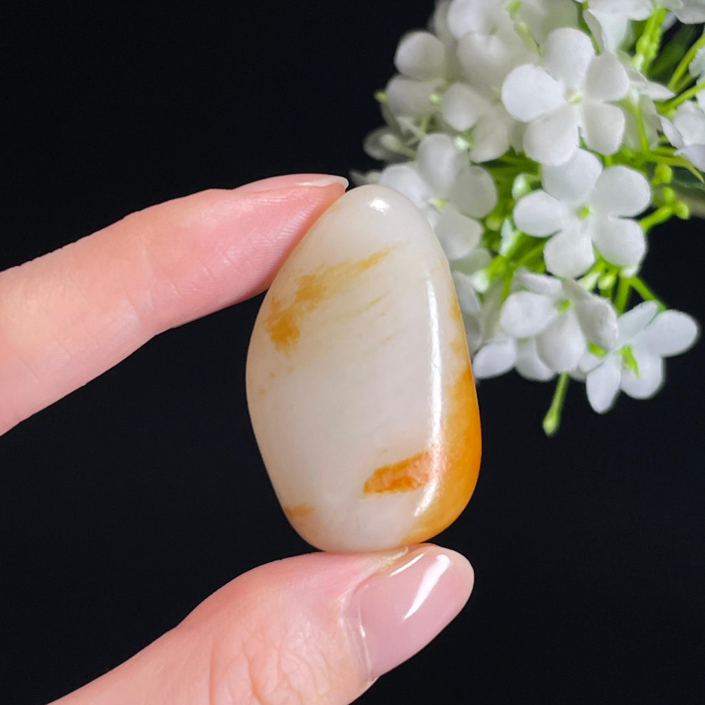 和田玉白玉黄皮籽料（yc328372）