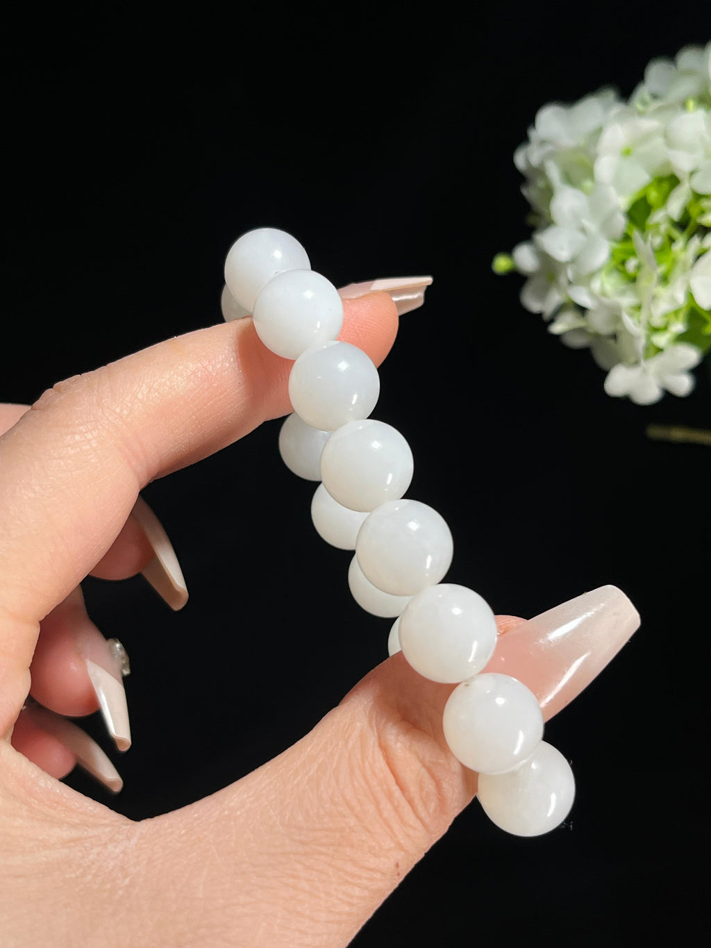 天然和田玉白玉精品手串手链（yc258437）