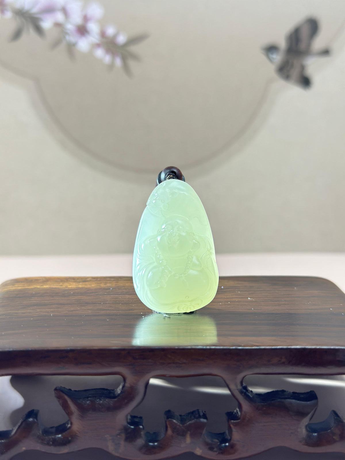 精品新疆和田玉籽料弥勒挂件（yc766358）