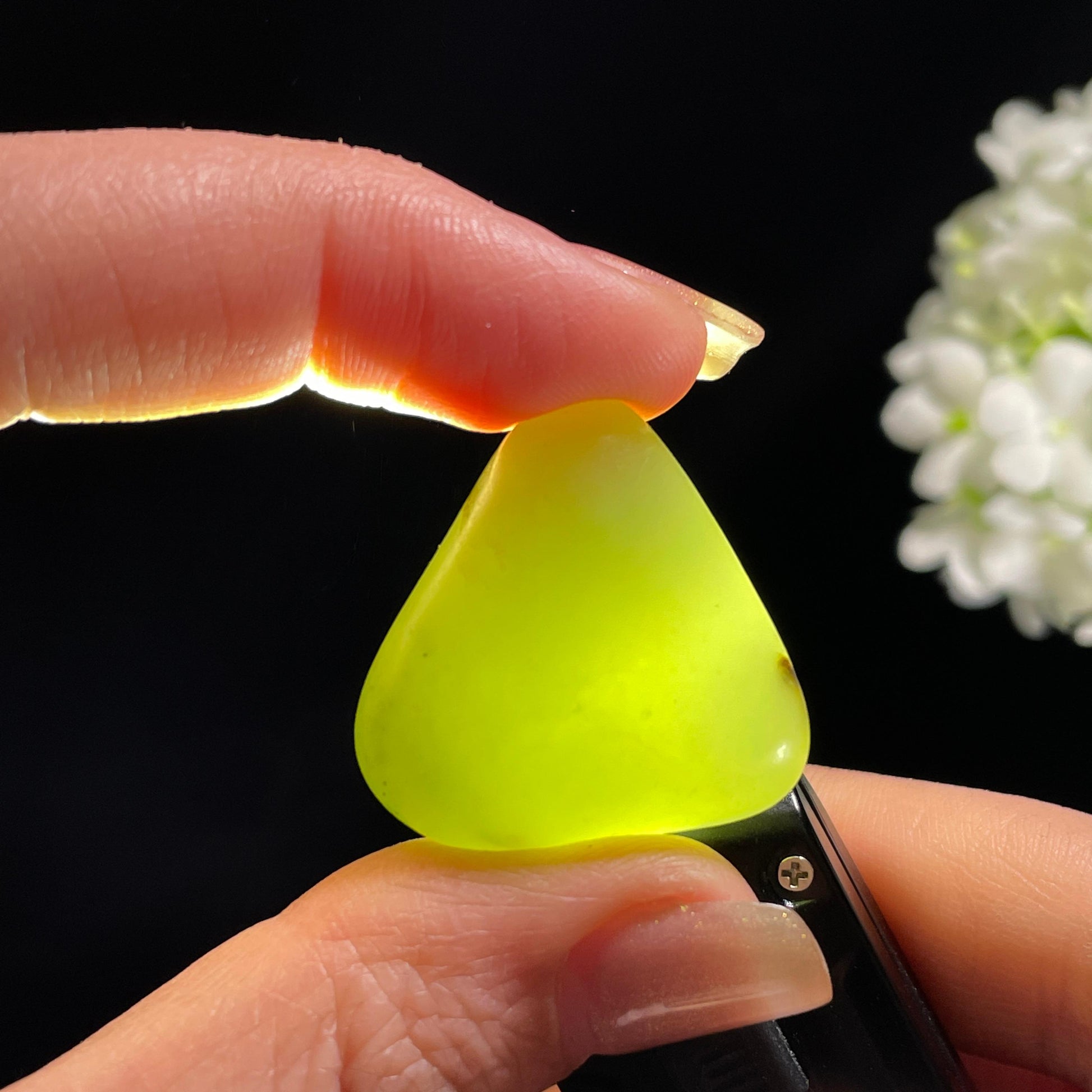 新疆天然和田玉“青冥孤翠”青玉籽料（yc368479）