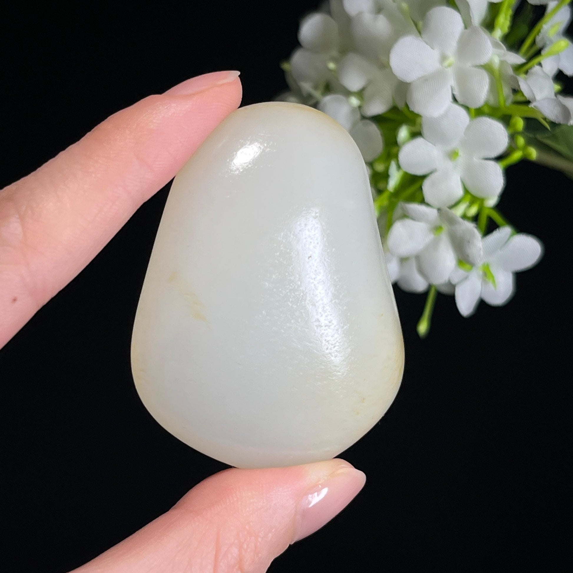 新疆天然和田玉“润玉素心”洒金皮籽料（yc326562）