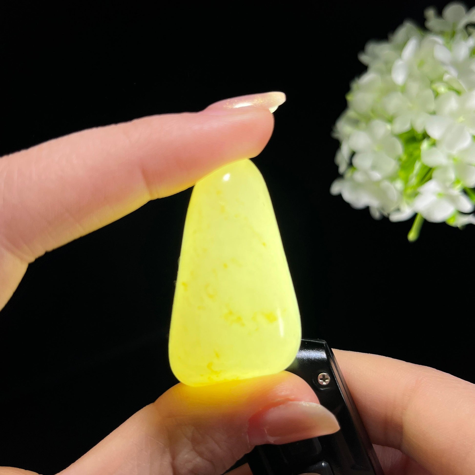 和田玉白玉“金缕穿云”洒金皮籽料（yc353871）