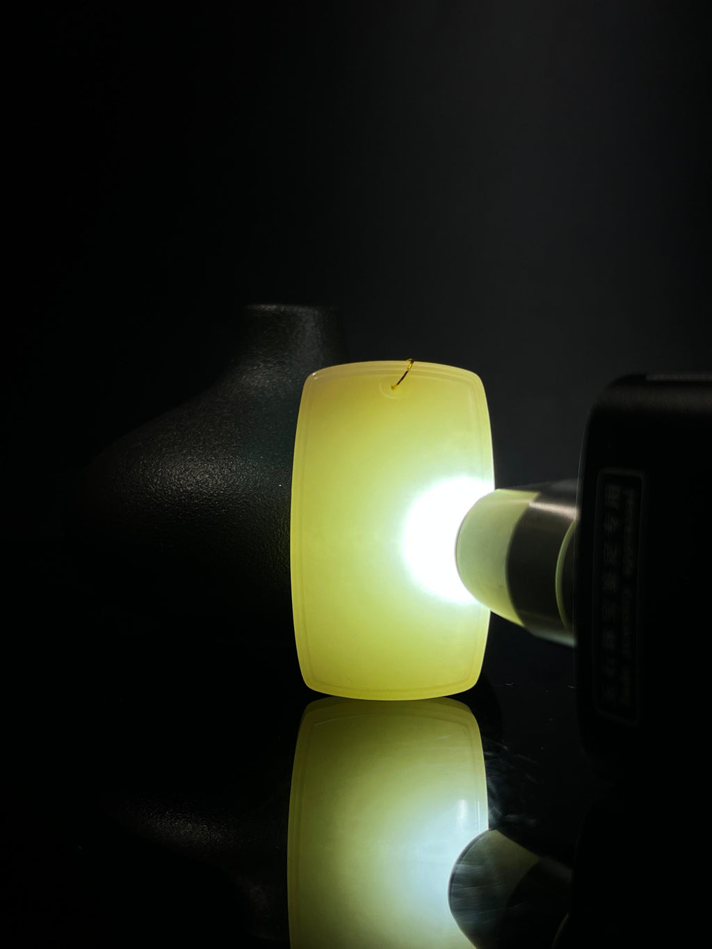 和田玉且末平安无事牌（yc240919）