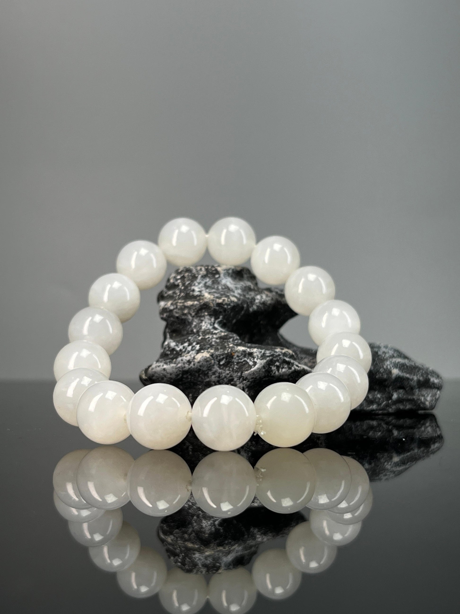 天然和田玉白玉手串2（秒）（yc234045）