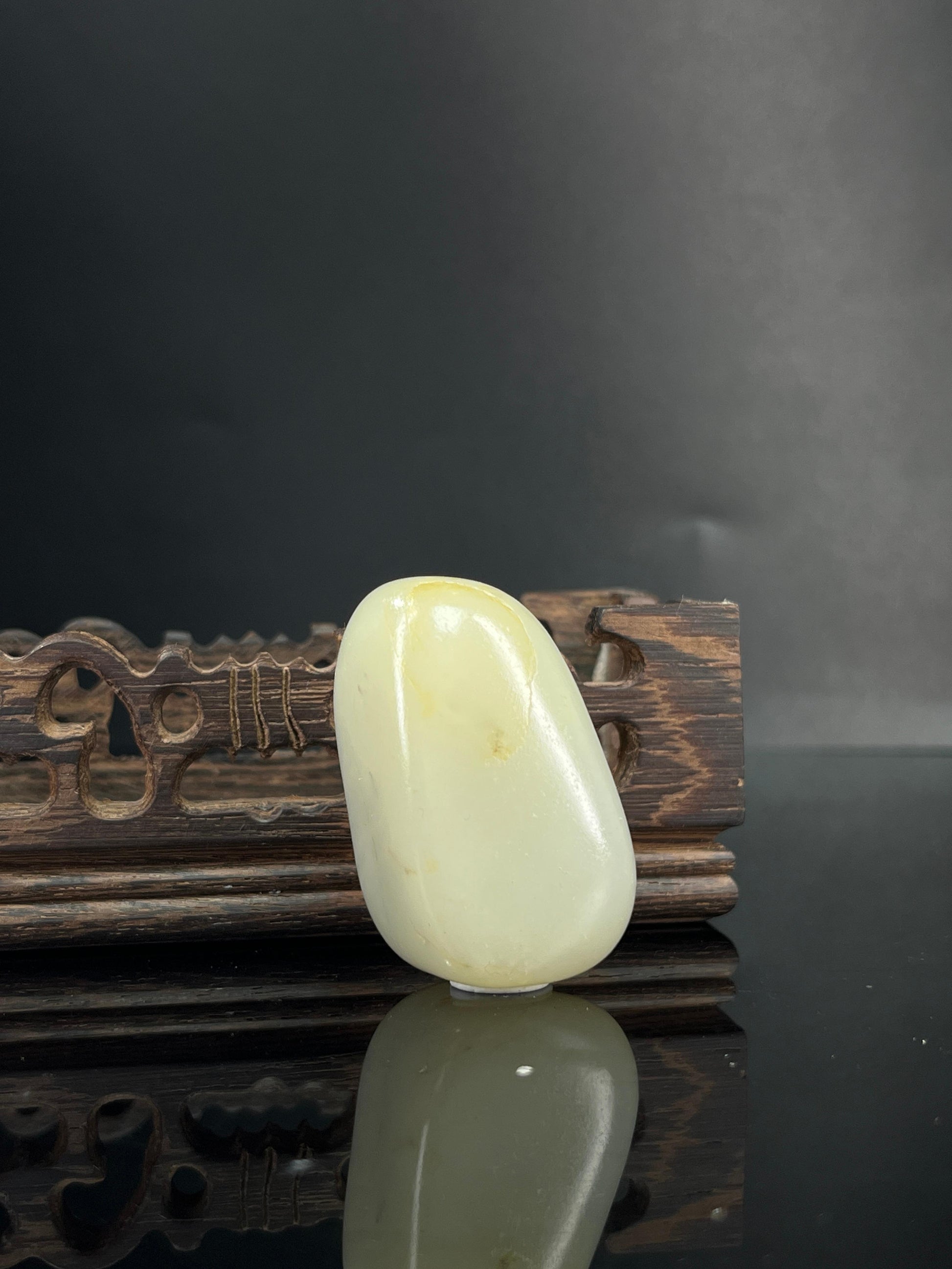 新疆和田白玉籽料原石挂件（yc240515）