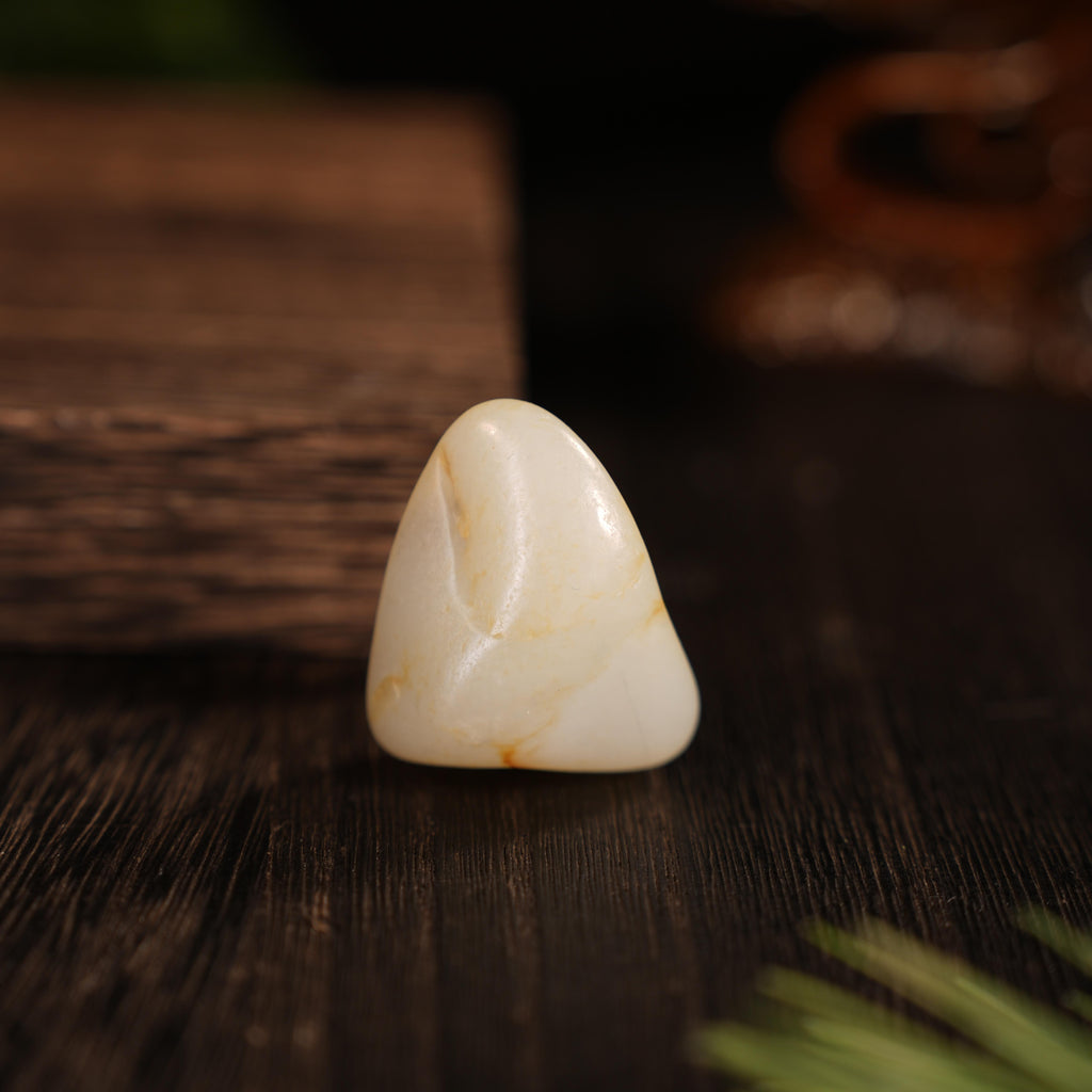 新疆和田玉“玉丘点金”白玉洒金皮籽料（yc456650）