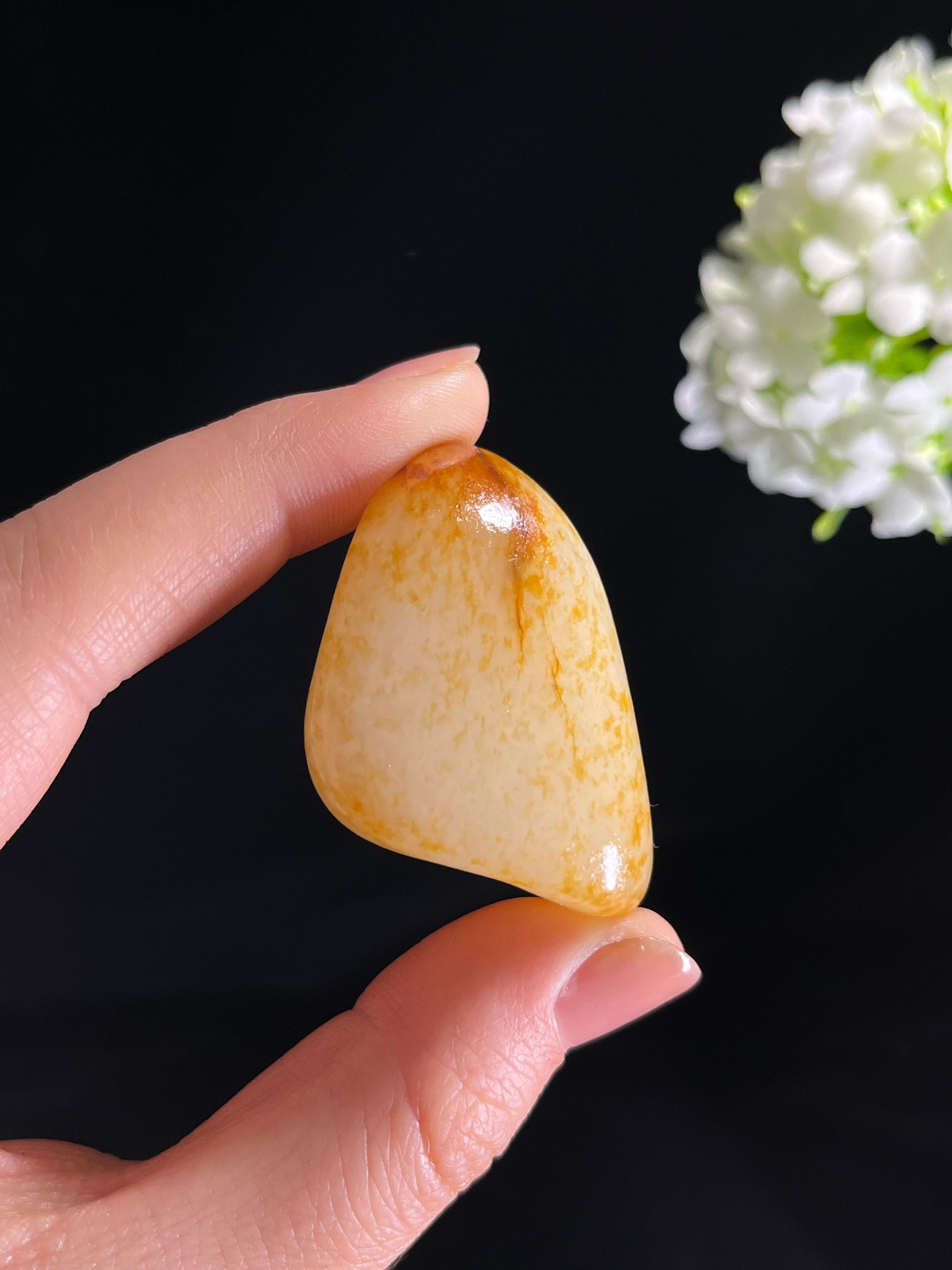 和田玉意境洒金皮籽料原石（yc278392）