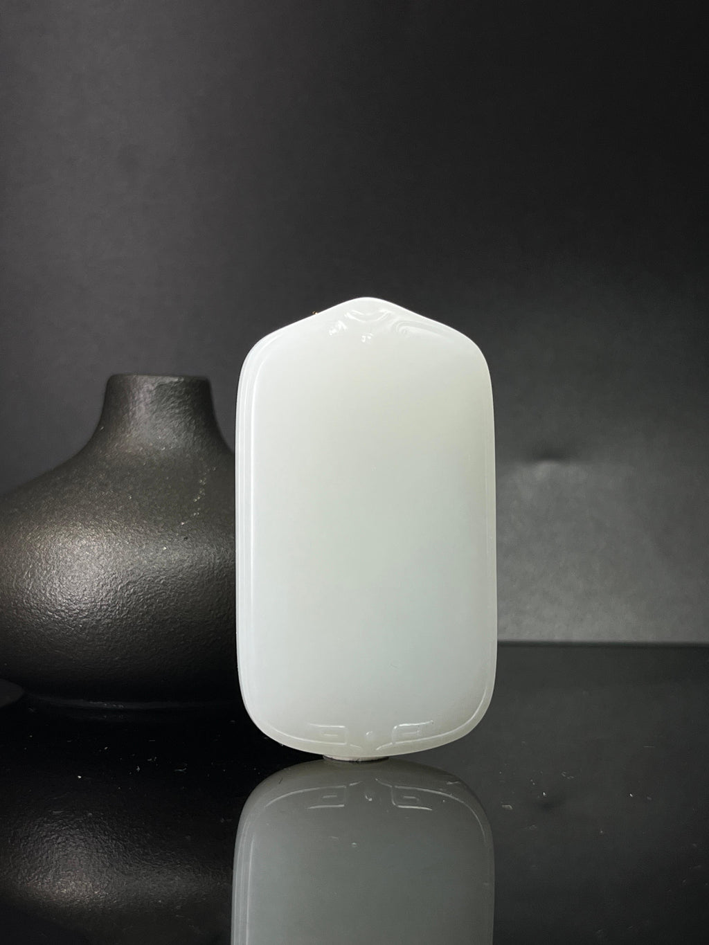 和田玉白玉无事牌（yc241015）