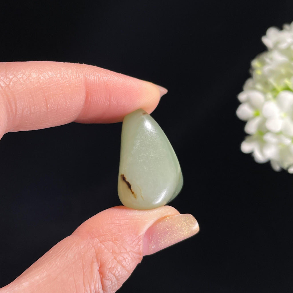 新疆天然和田玉“青冥孤翠”青玉籽料（yc368479）