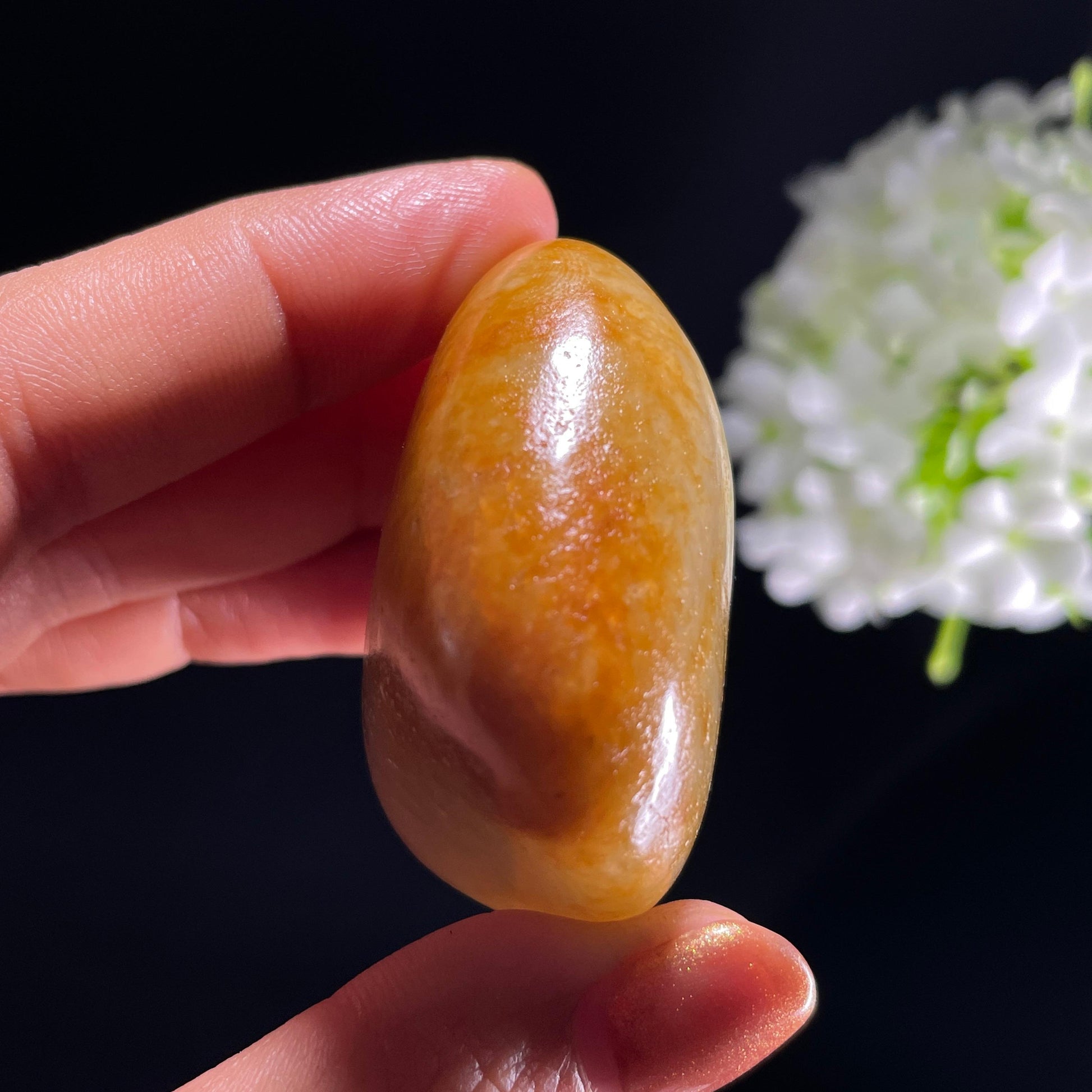 和田玉青白玉“暖玉秋酿”聚红皮籽料（yc392654）