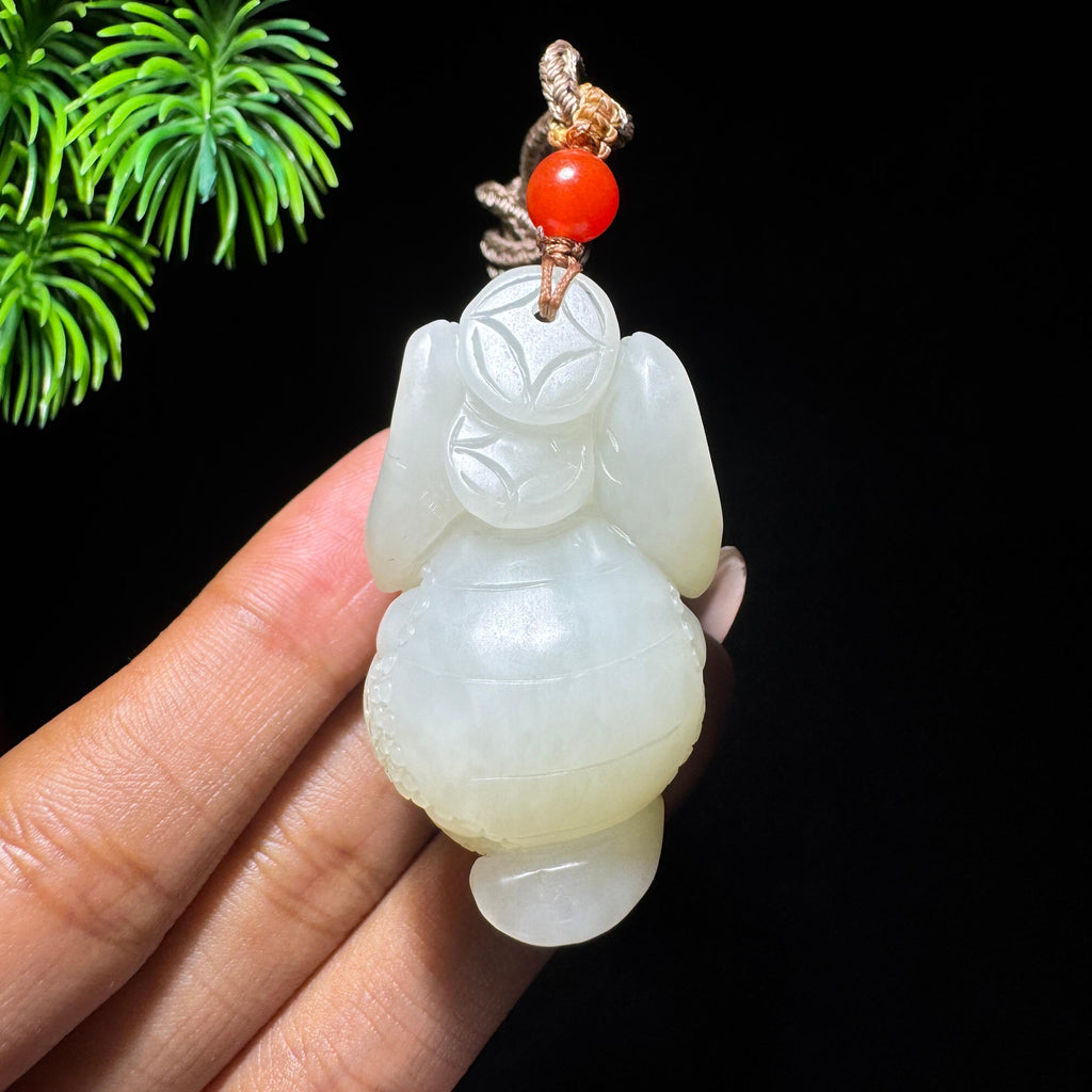 和田玉山料白玉金蟾（yc725481）